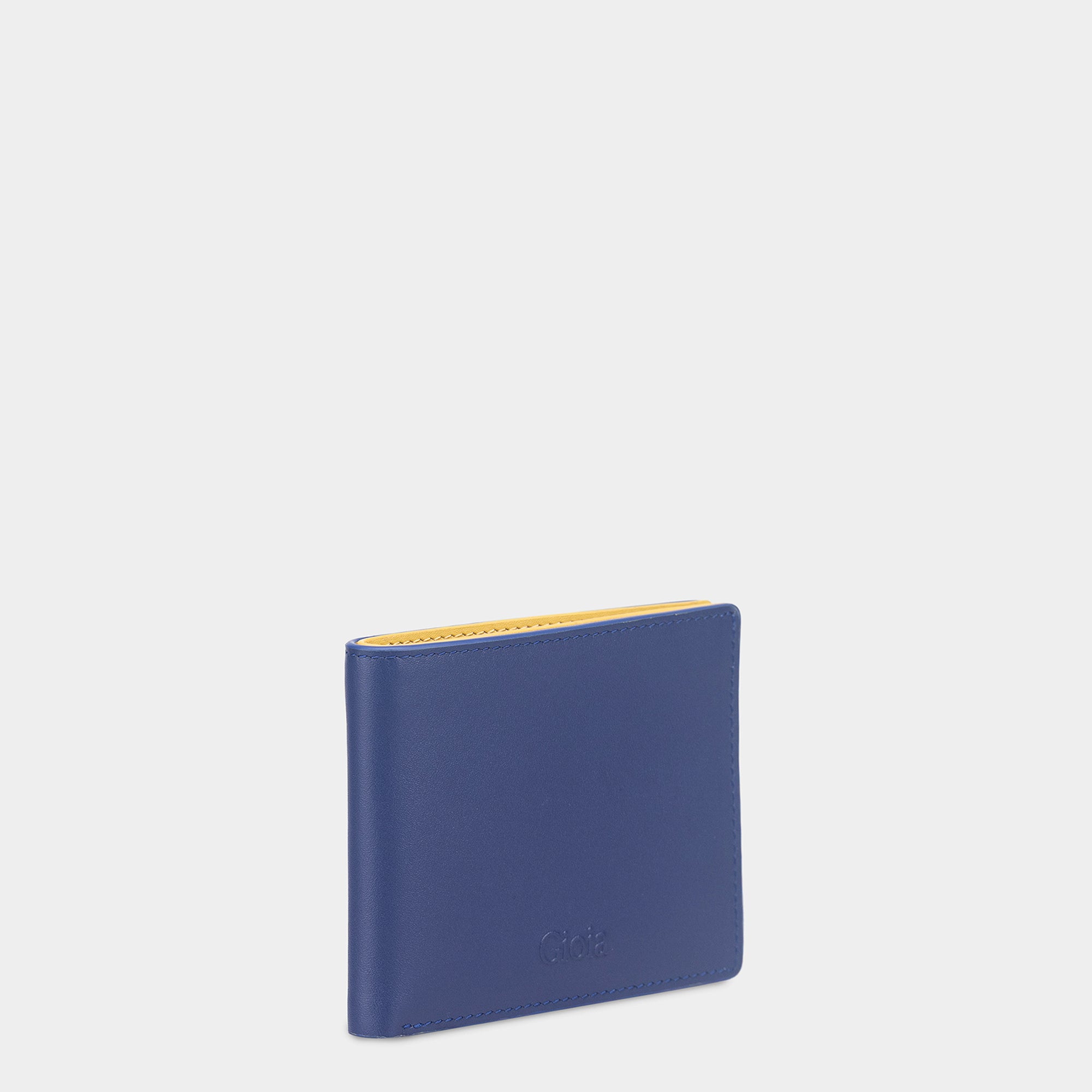 Multi-Color Mini Bifold Wallet 6cc#Color_Blue