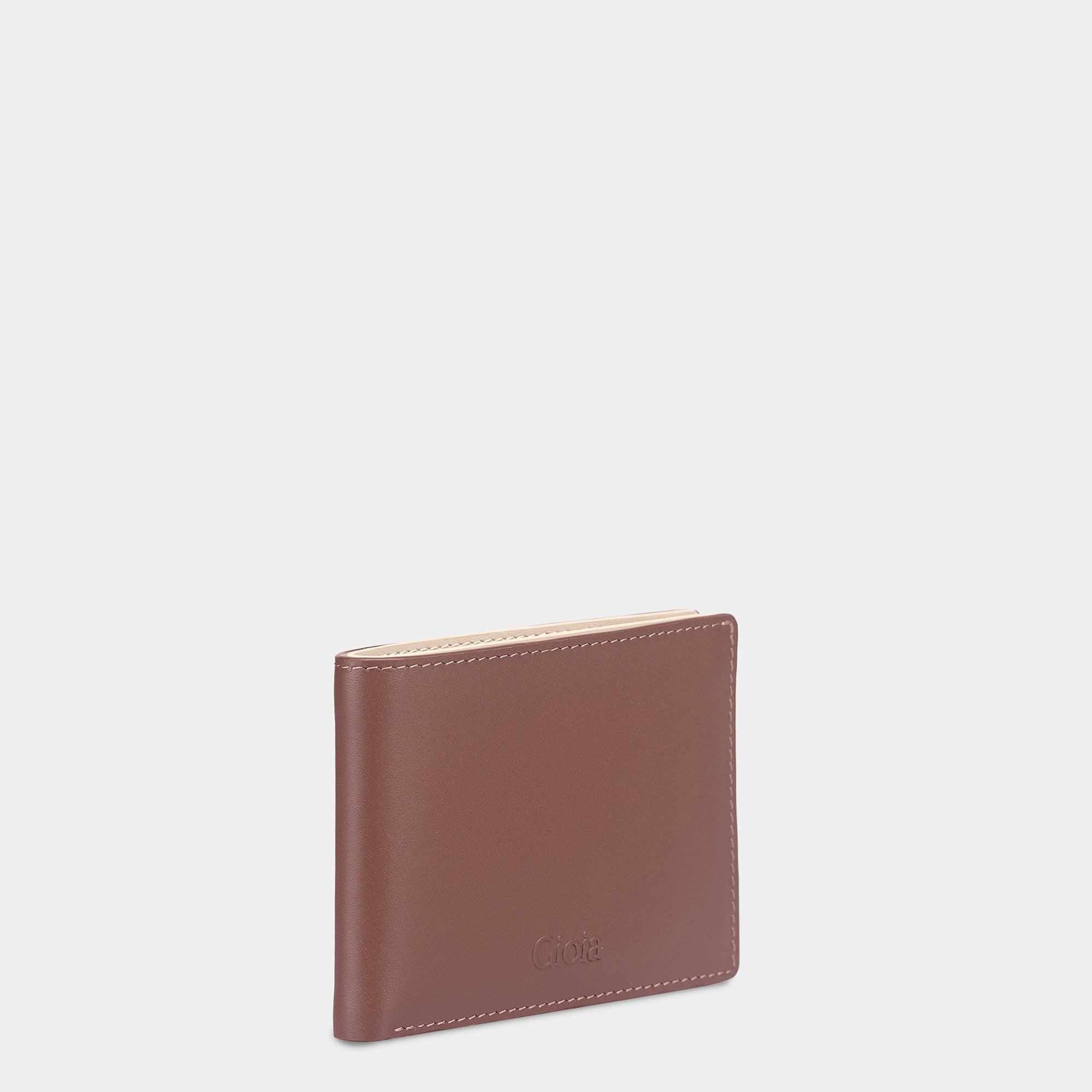 Multi-Color Mini Bifold Wallet 6cc#Color_Walnut