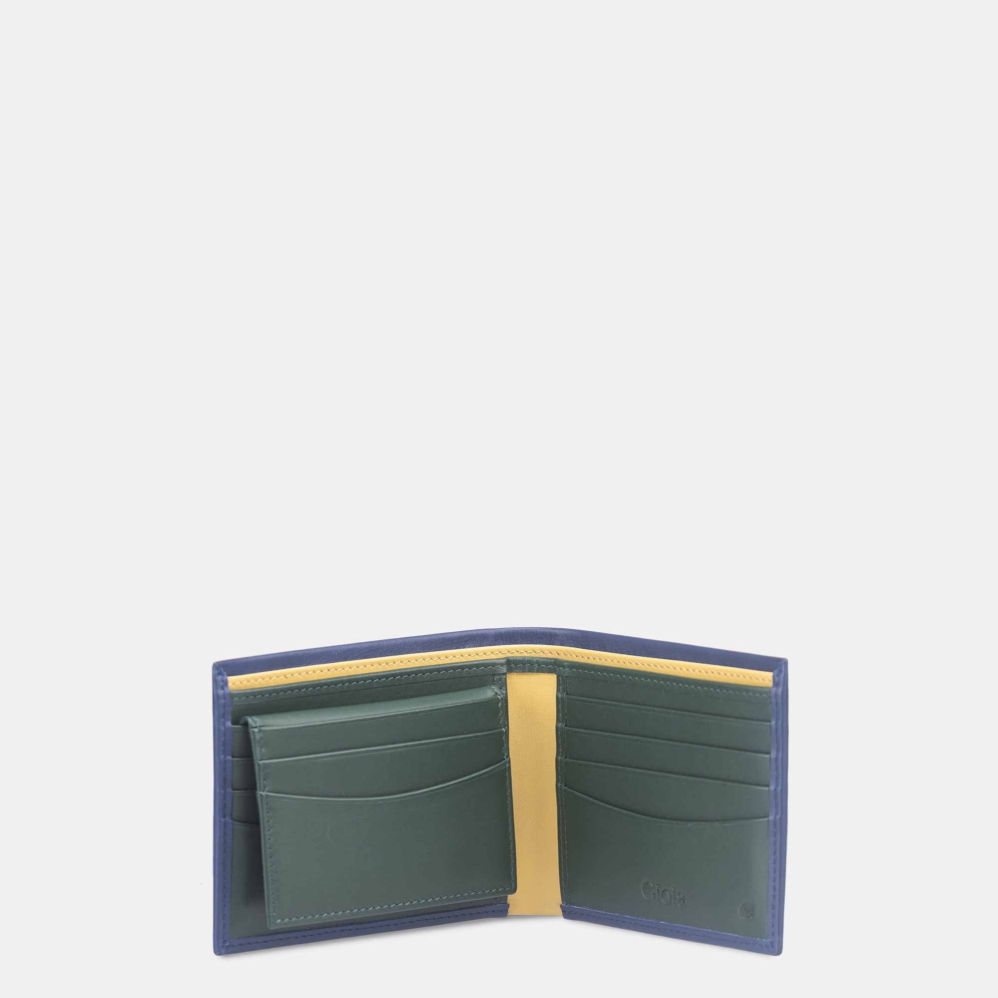 Multi-Color Bifold Wallet 10 cc with ID Insert#Color_Blue