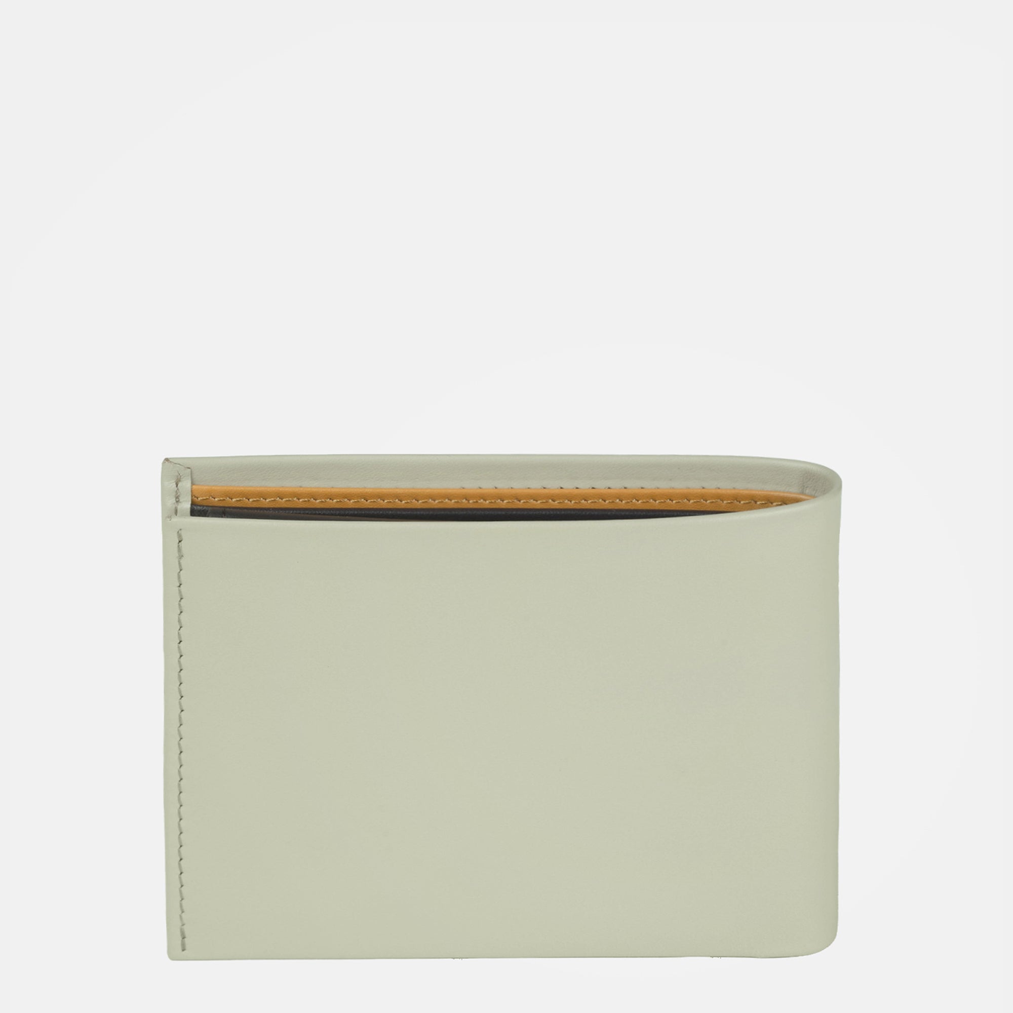 Multi-Color Bifold Wallet 10 cc with Coin Case and ID Insert#color_Cream-Brown-Yellow