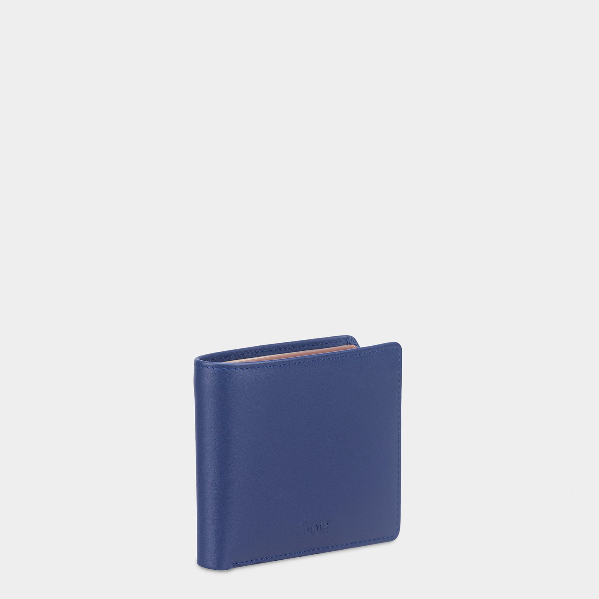 Multi-Color Bifold Wallet  with Coin Case 3cc#Color_Blue