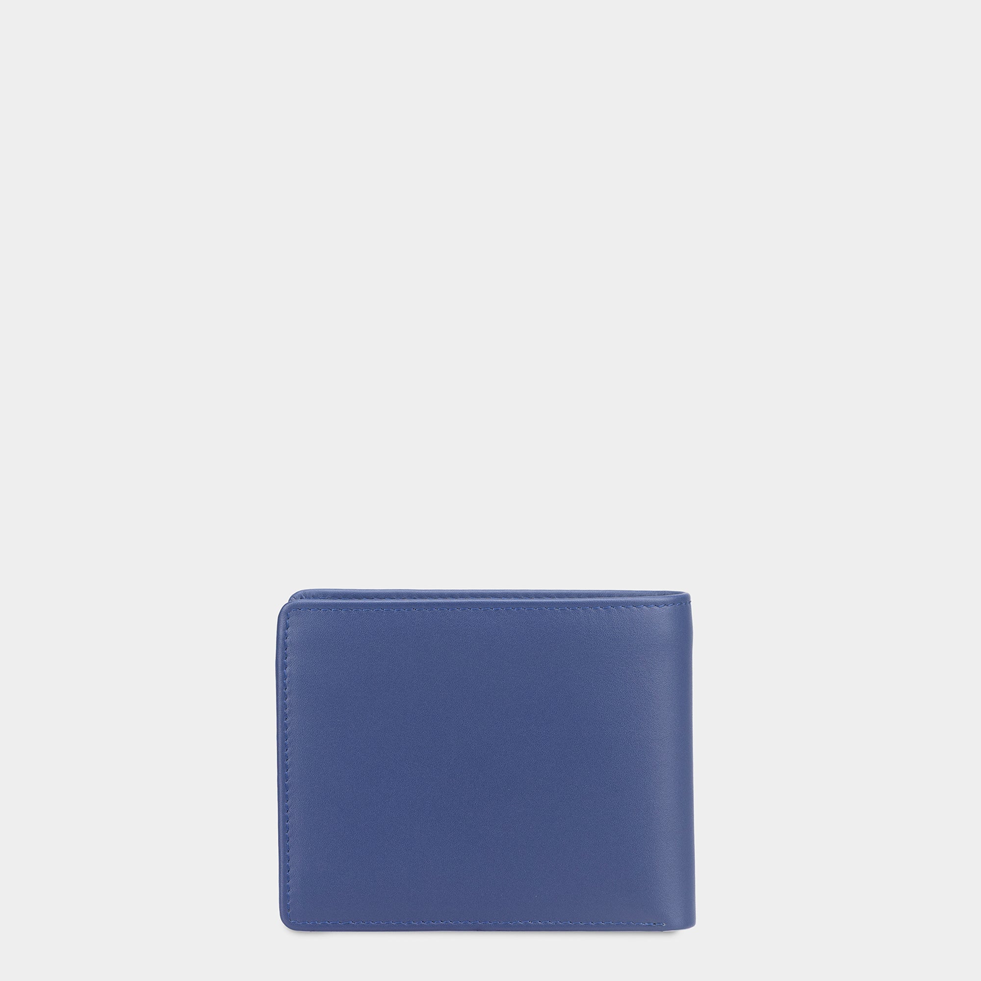 Multi-Color Bifold Wallet  with Coin Case 3cc#Color_Blue