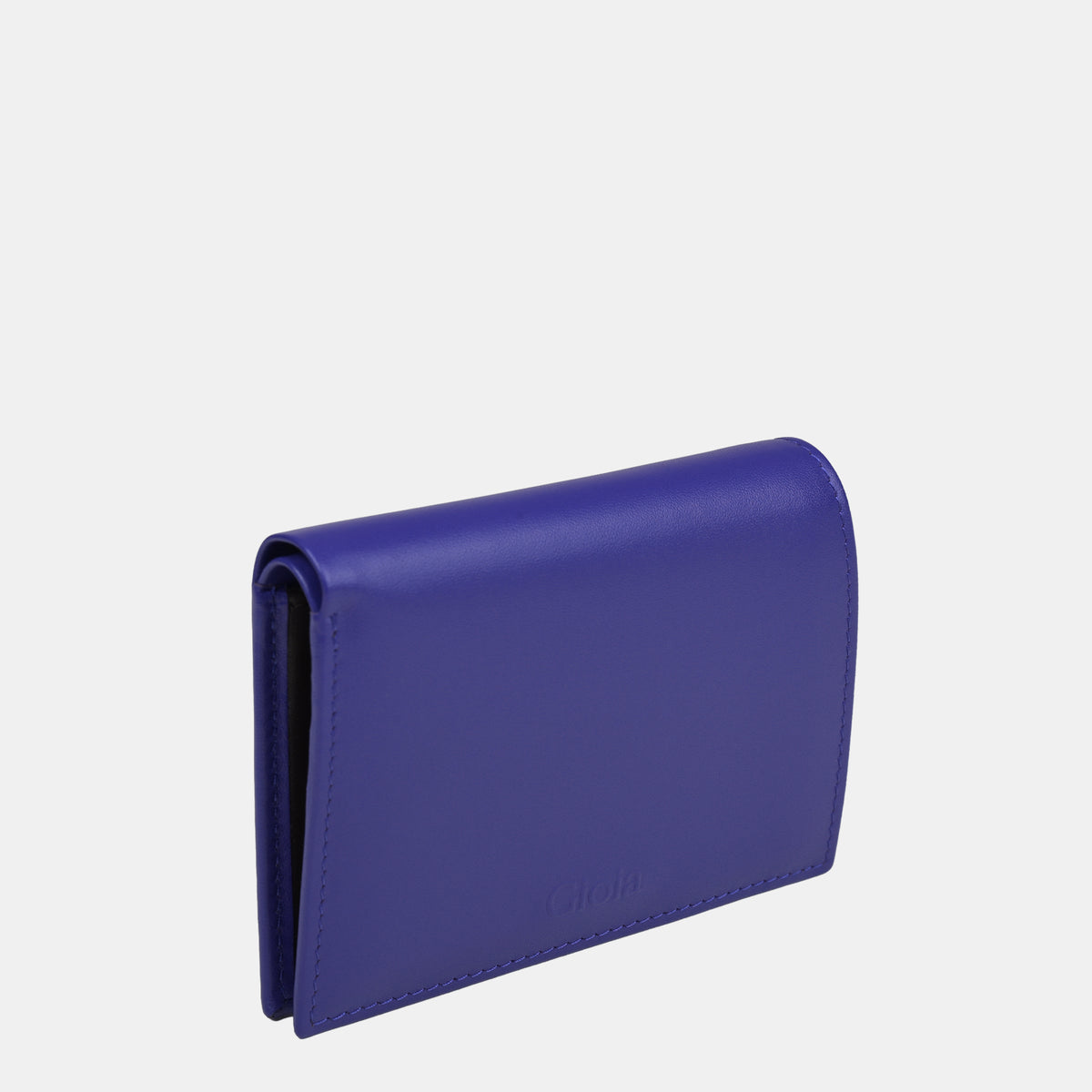 Multi-Color Bifold Wallet  with Coin Case 3cc#Color_Blue-brown