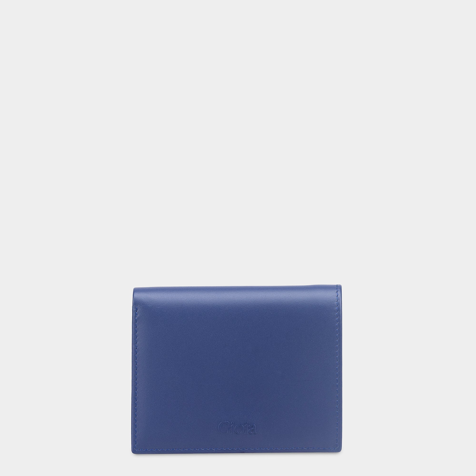 Multi-Color Mini Bifold Wallet with Coin Case 4cc#Color_Blue