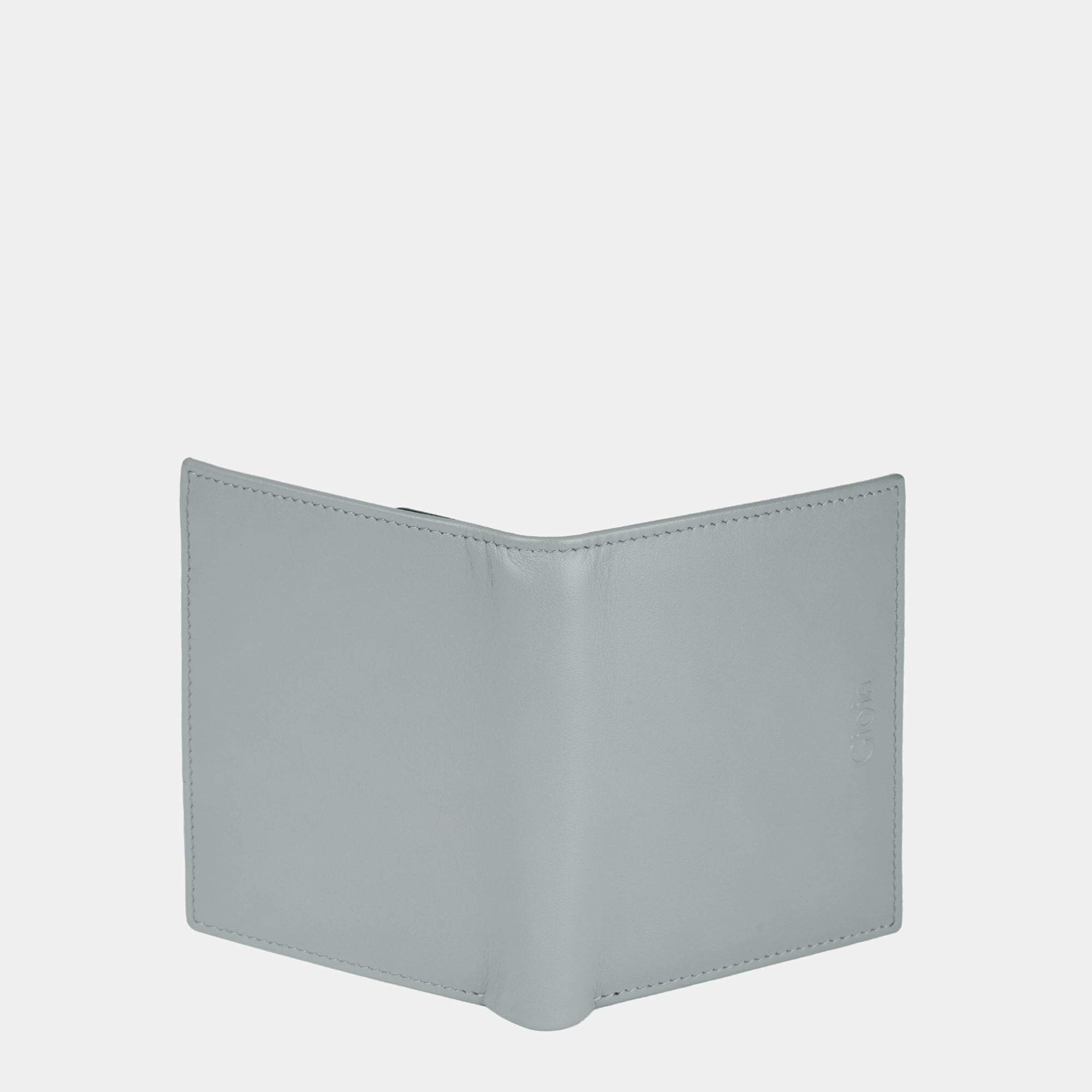 Multi-Color Mini Bifold Wallet with Coin Case 3cc#color_Grey-Brown
