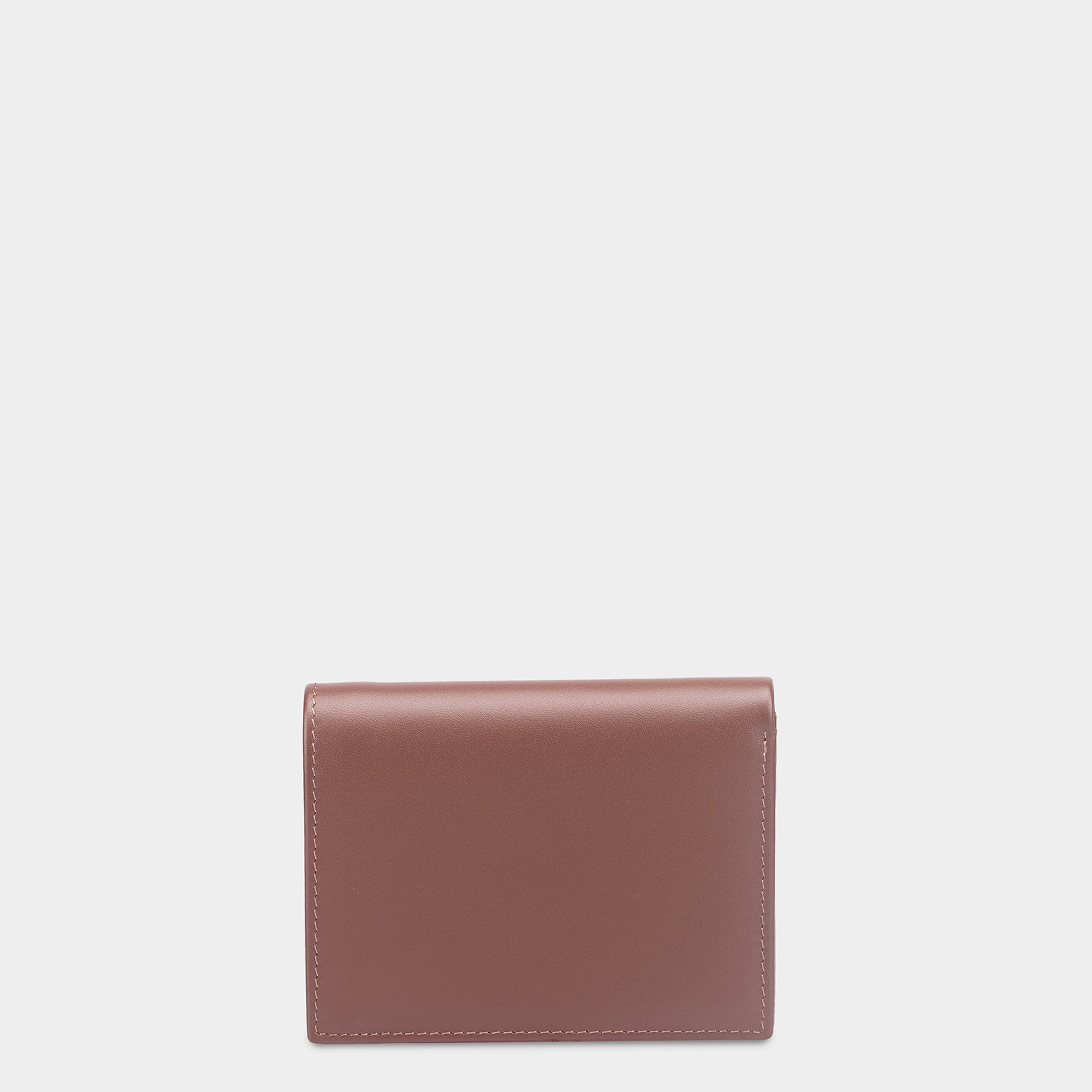 Multi-Color Mini Bifold Wallet with Coin Case 4cc#Color_Walnut