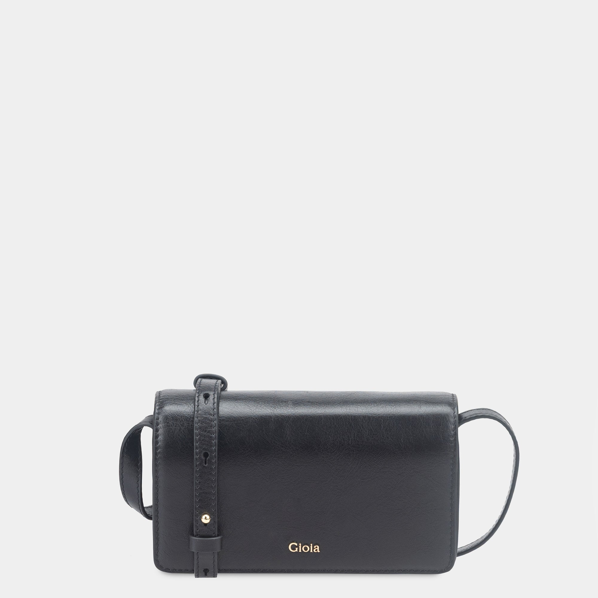 The Noir Edit Mini Flapover Crossbody