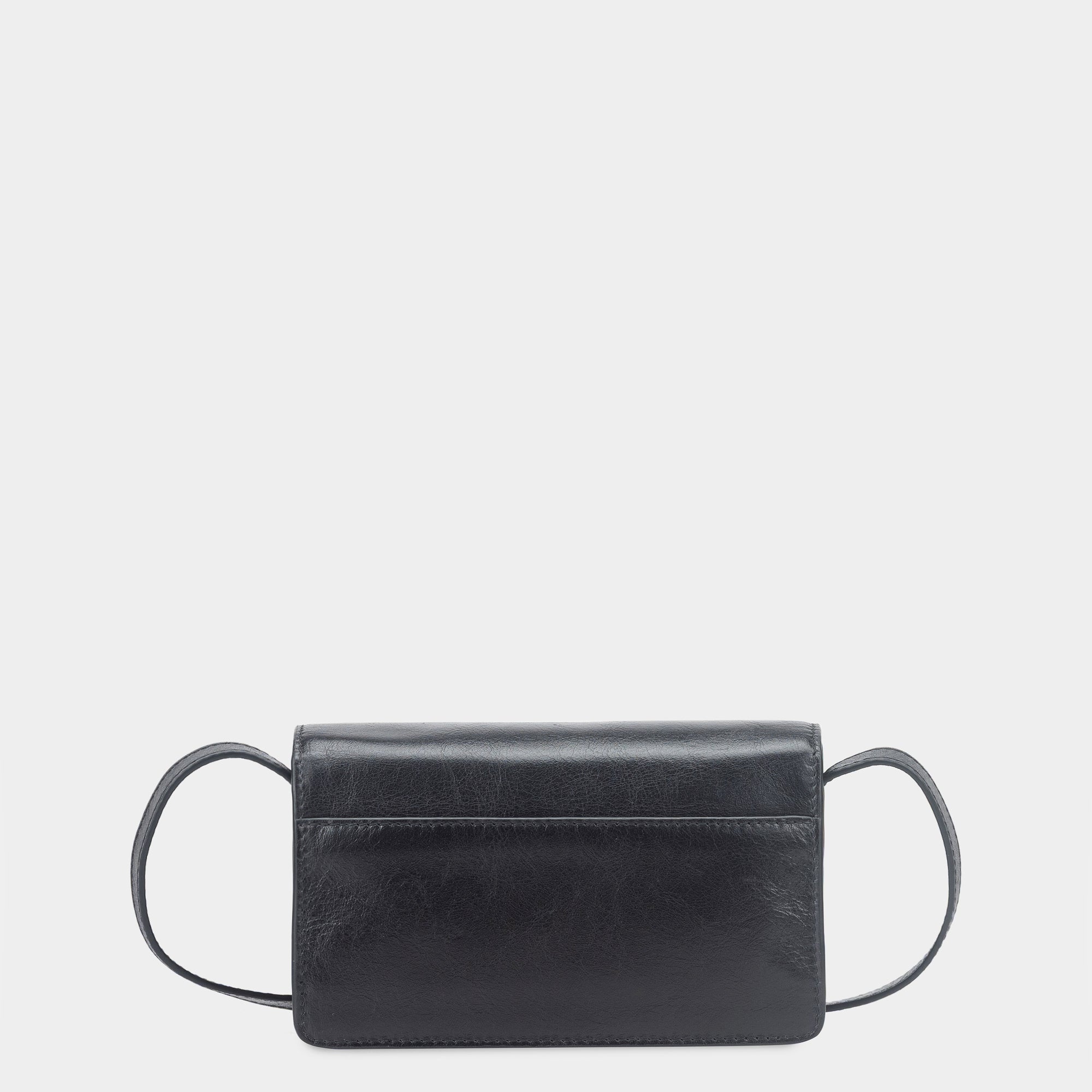 The Noir Edit Mini Flapover Crossbody