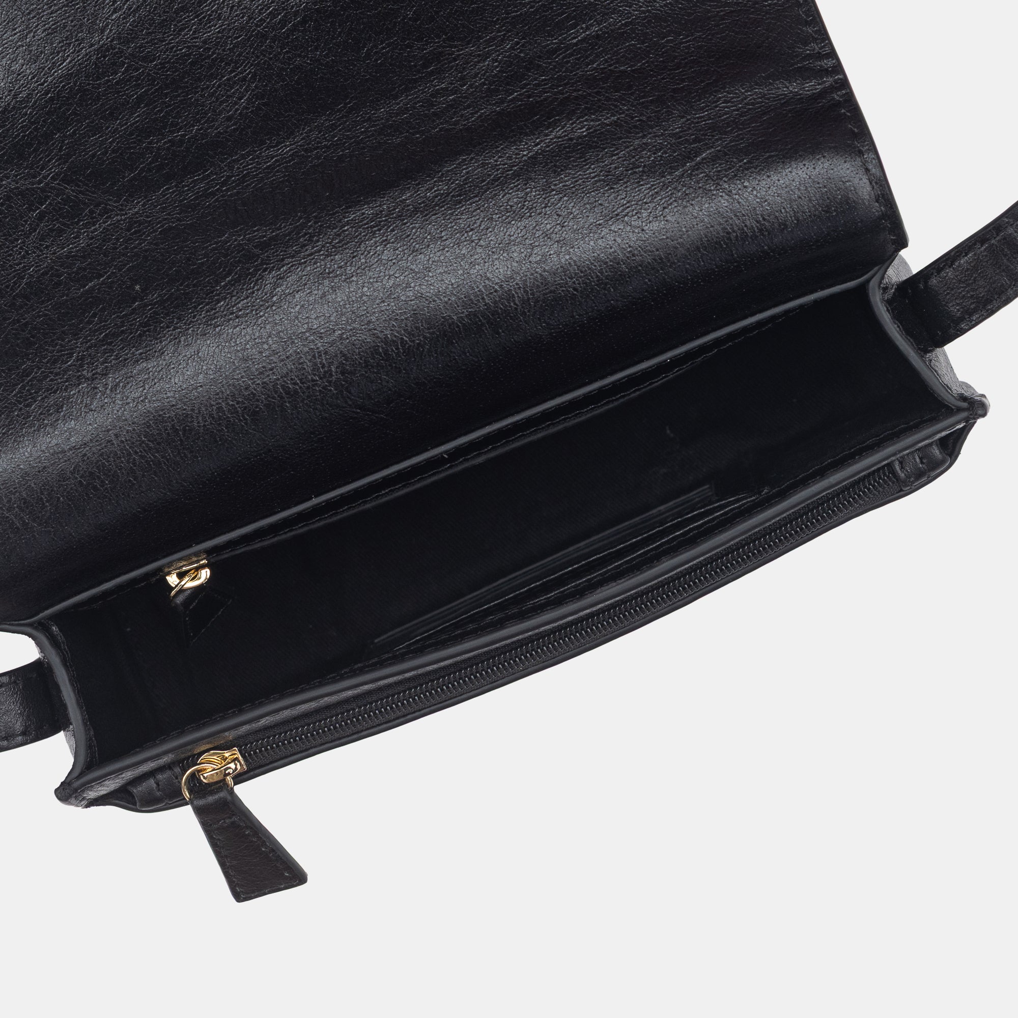 The Noir Edit Mini Flapover Crossbody