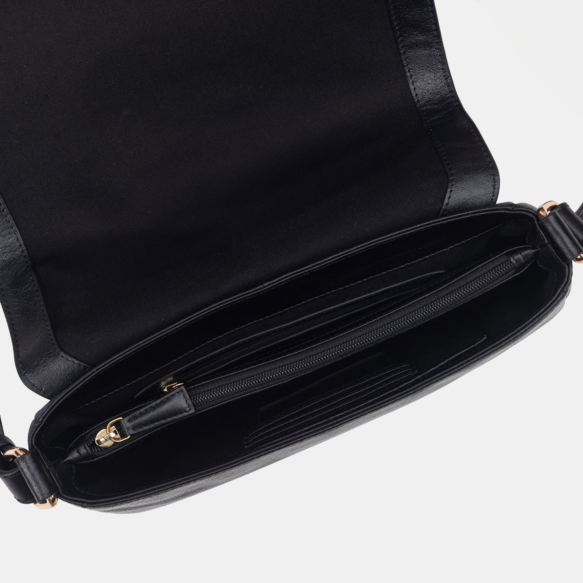 The Noir Edit Flapover Crossbody