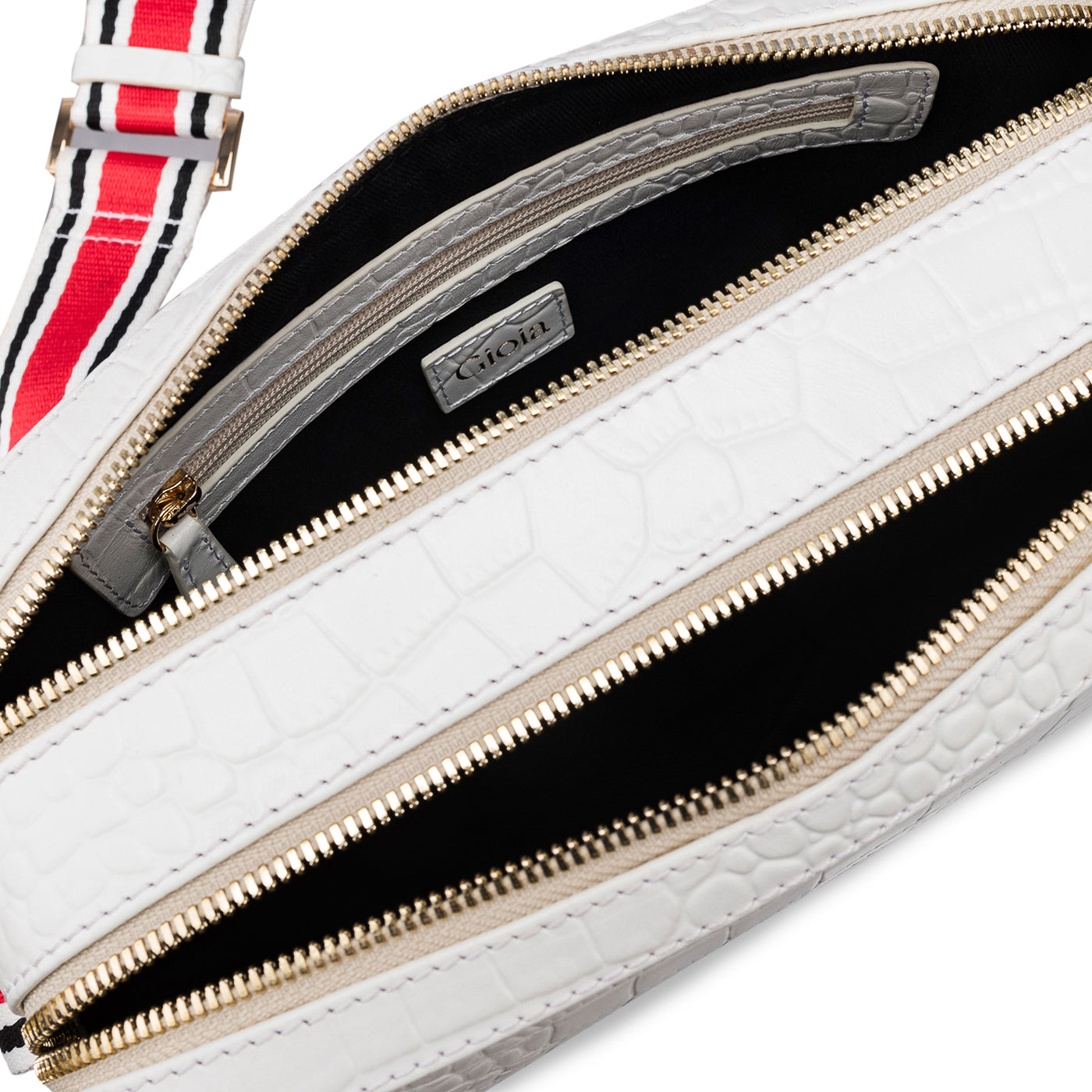 Pola-R Small Crossbody#Color_White R