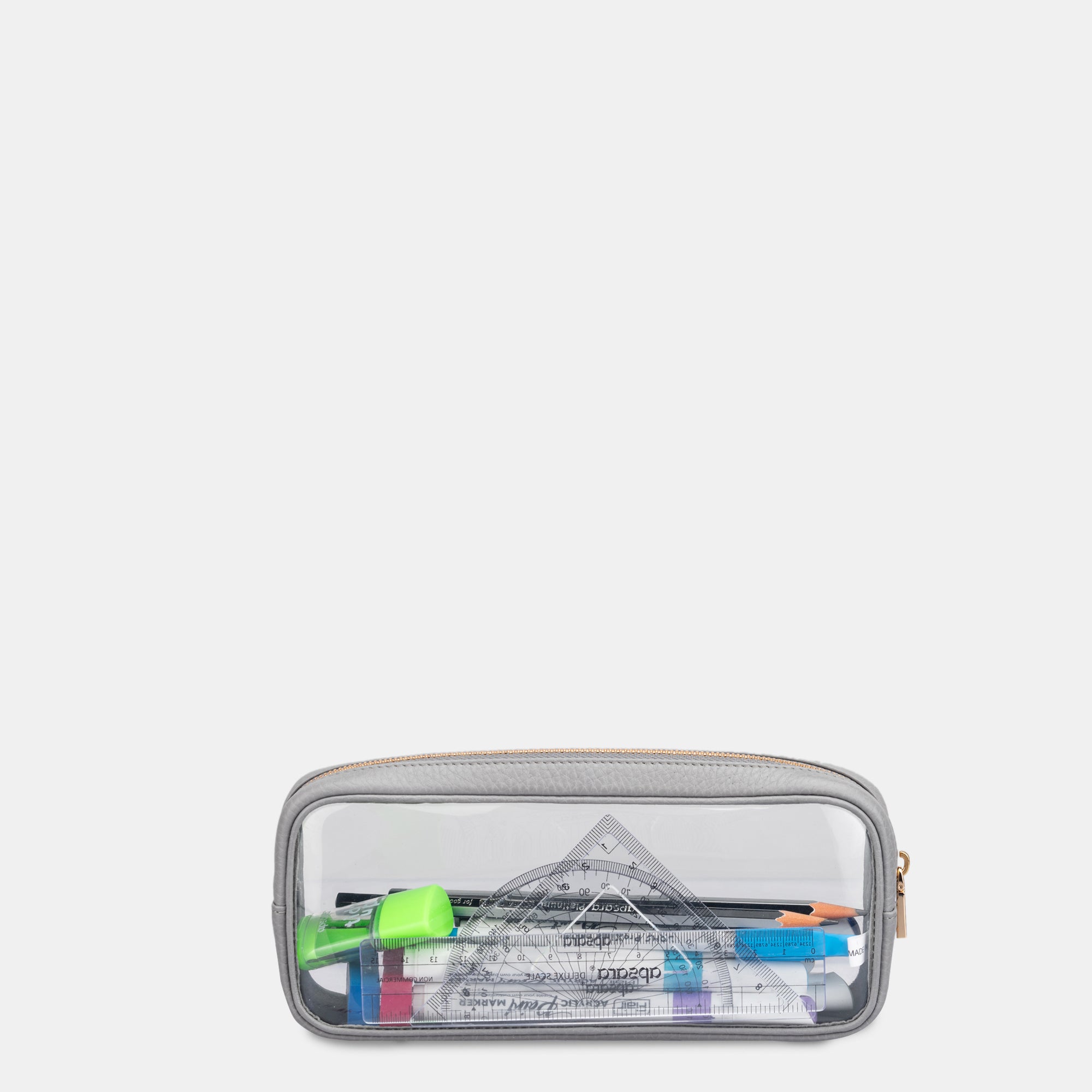 Pencil Pouch Clear#Color_Grey