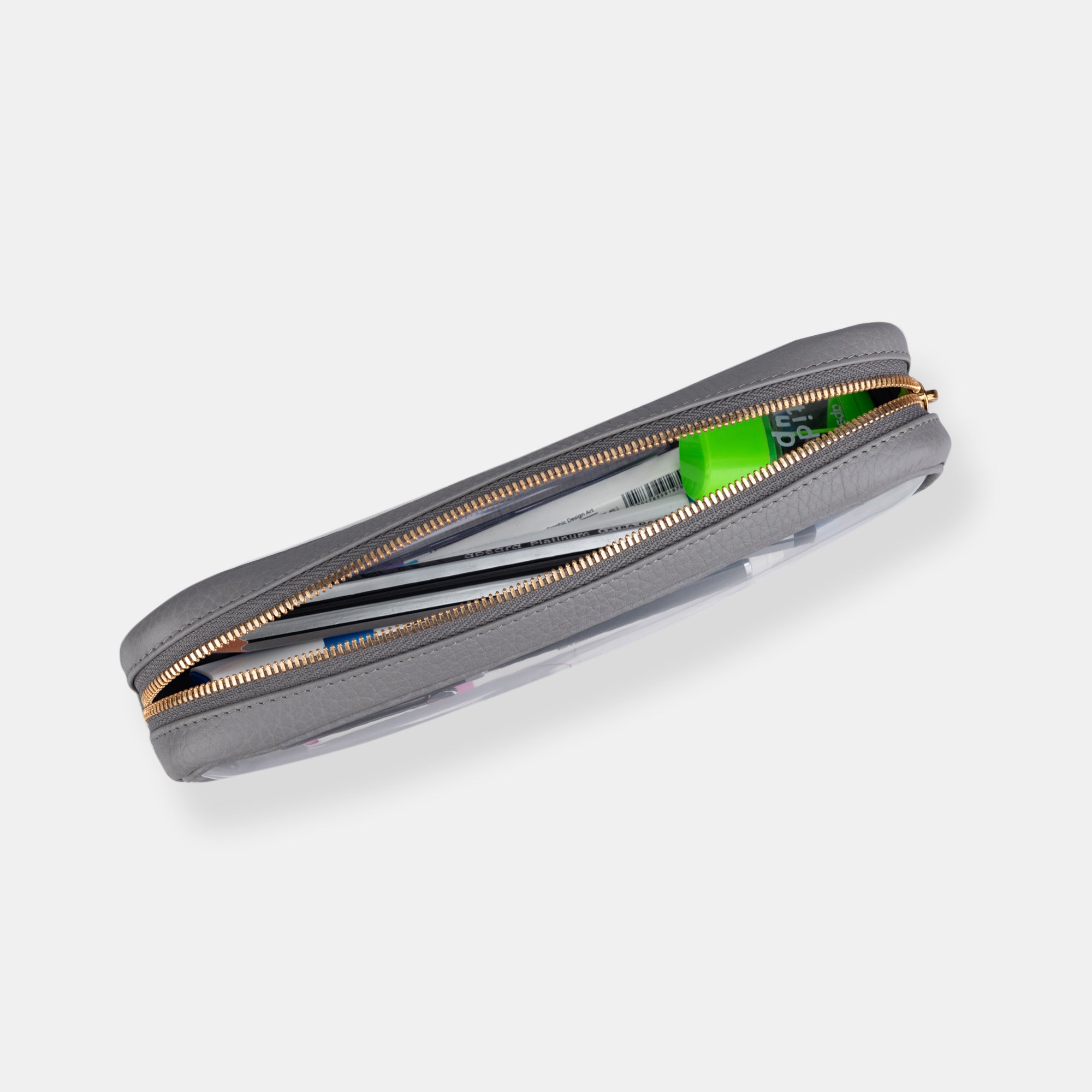 Pencil Pouch Clear#Color_Grey