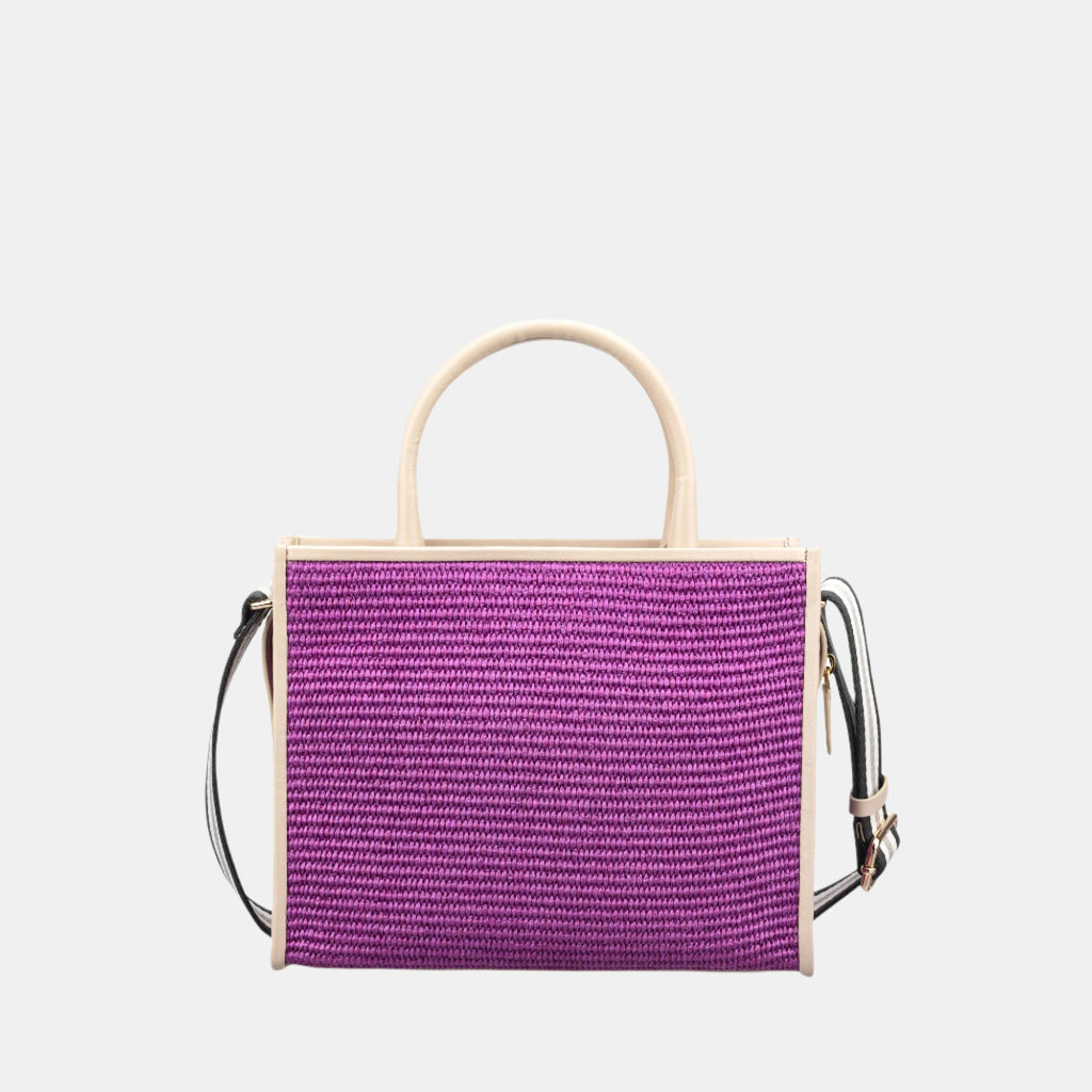 Raffia Book Tote