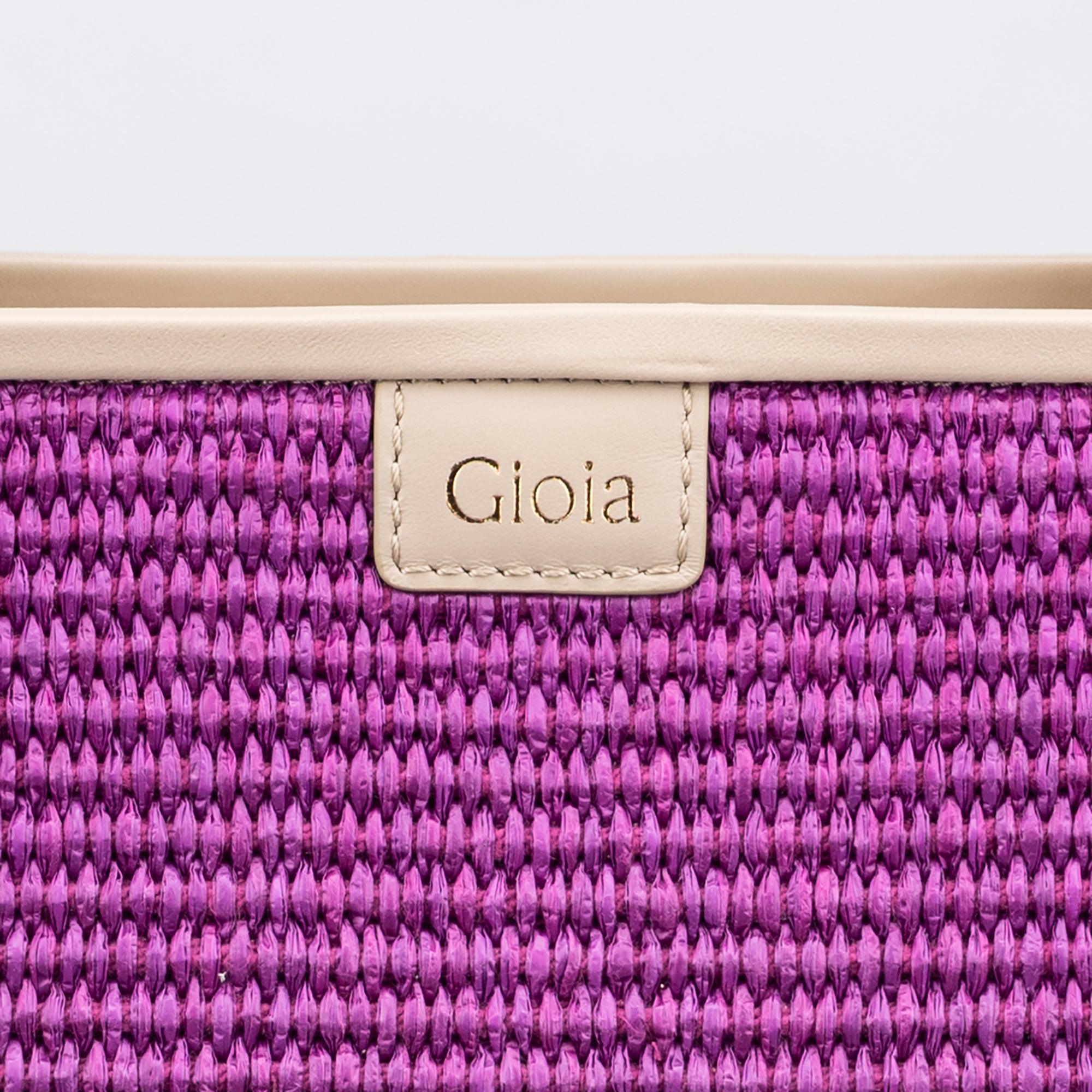 Raffia Book Tote#Color_Purple