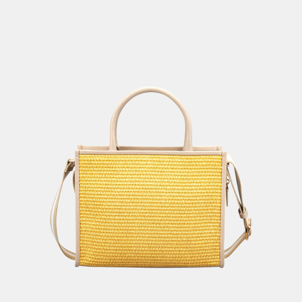 Raffia Book Tote