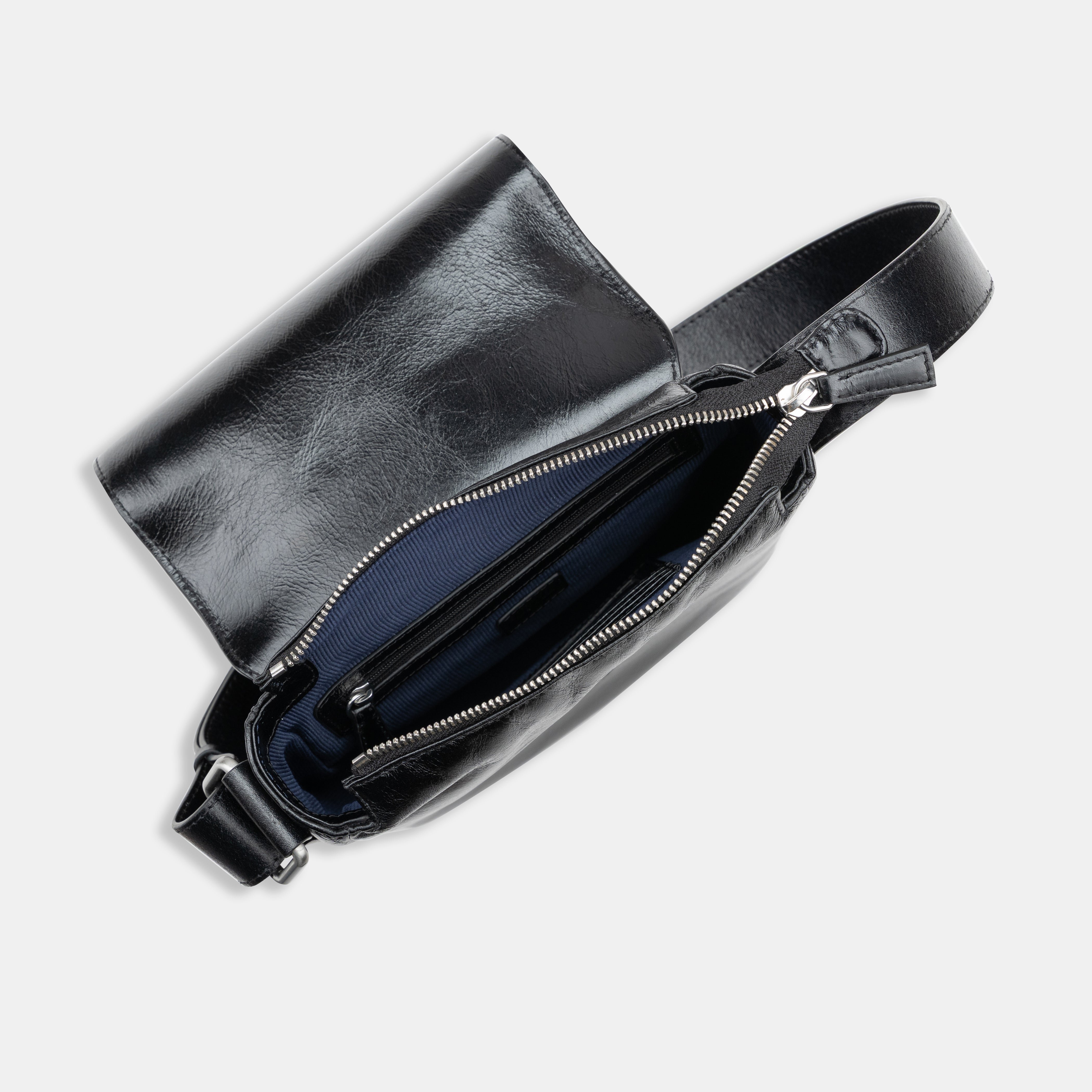 Sergio Small Crossbody Bag#Color_Black