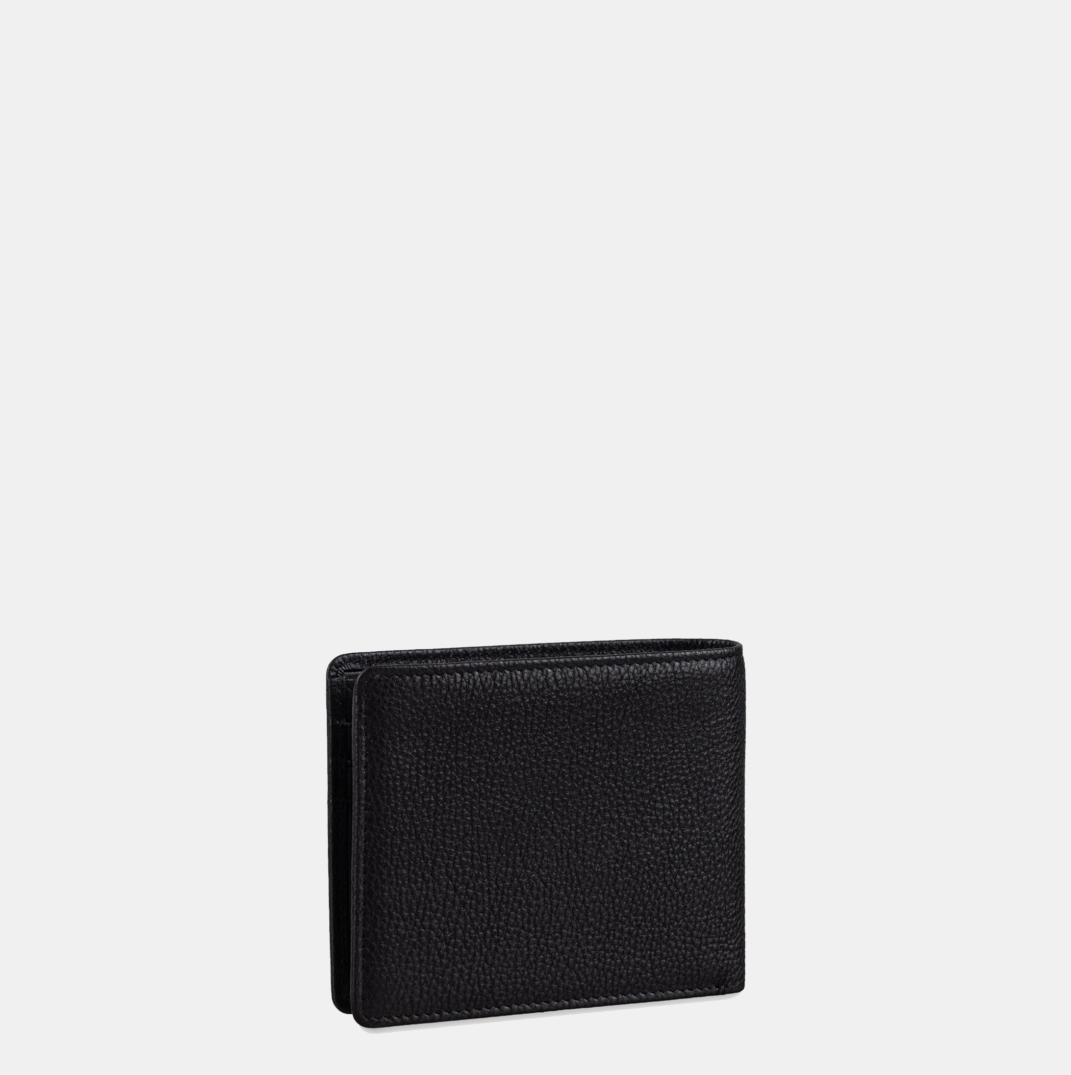 Rober Bifold Wallet with Coin Case#Color_Black