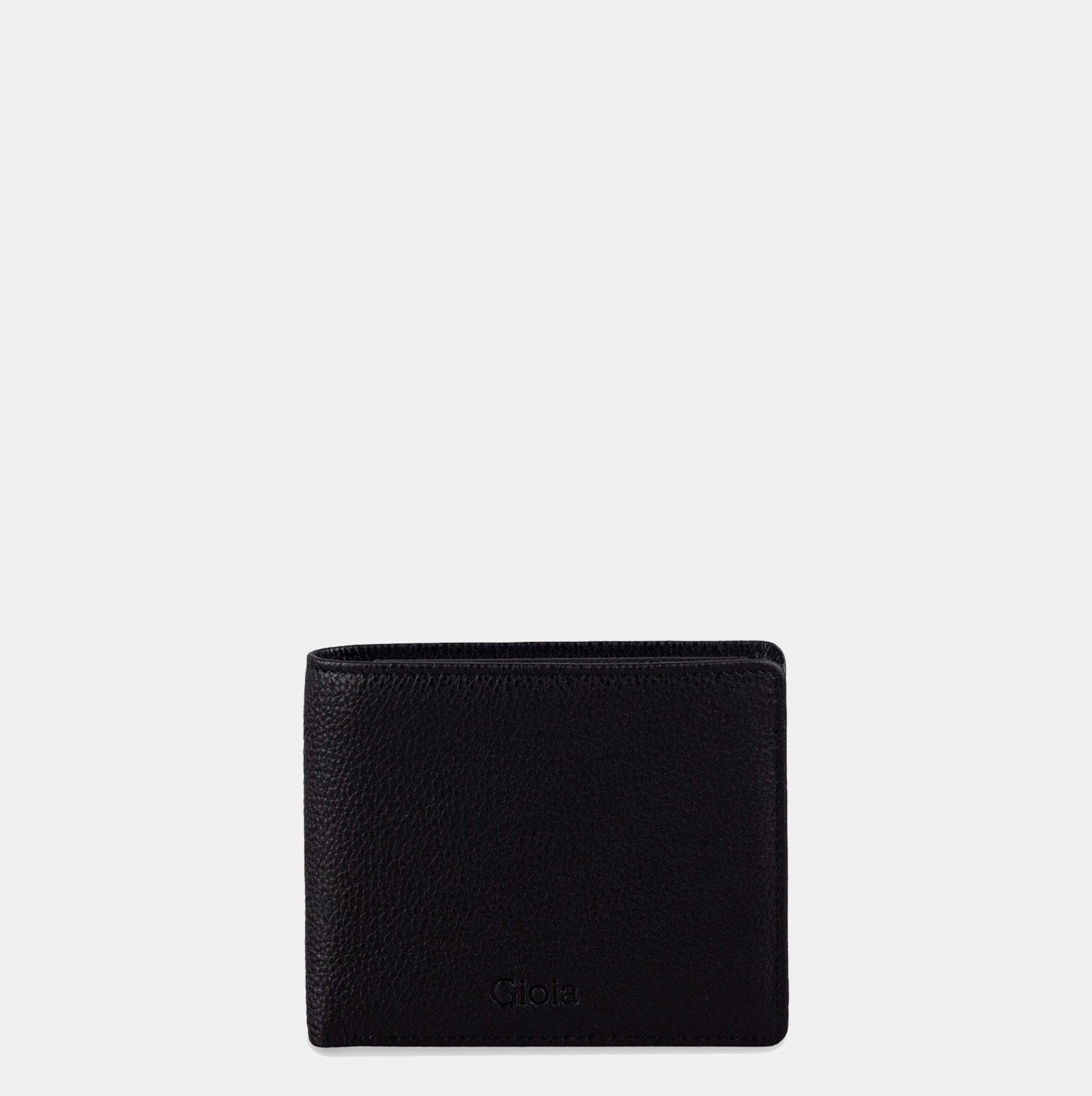 Rober Bifold Wallet with Coin Case#Color_Black