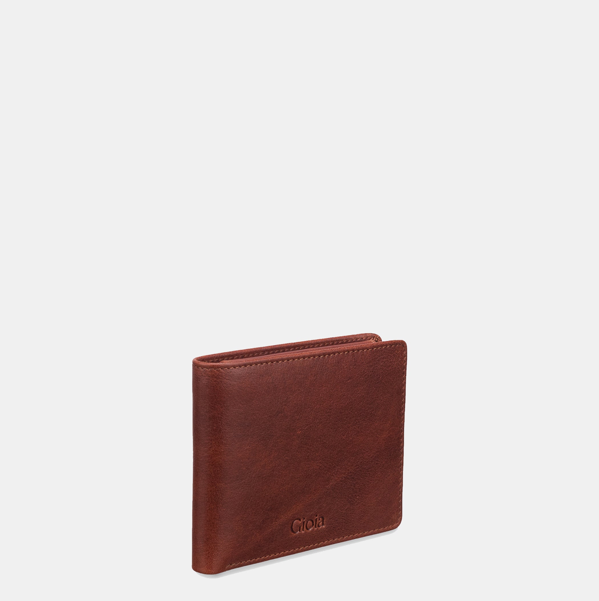 Rober Bifold Wallet with Coin Case#Color_Bordeaux