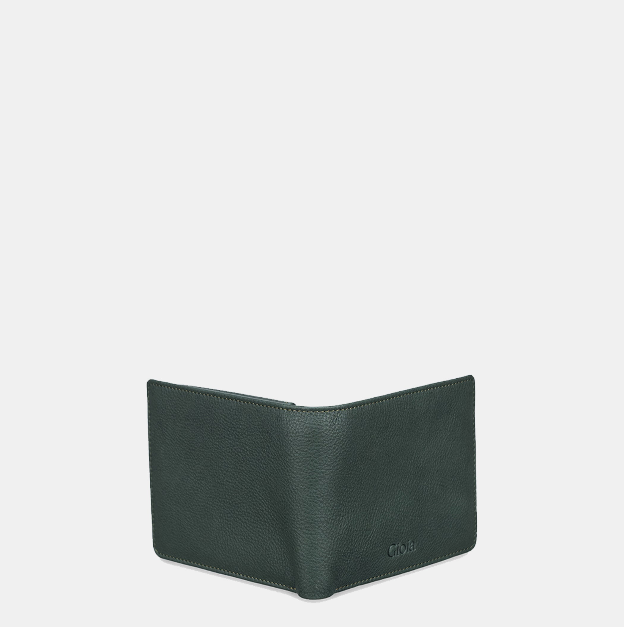 Rober Bifold Wallet with Coin Case#Color_Green