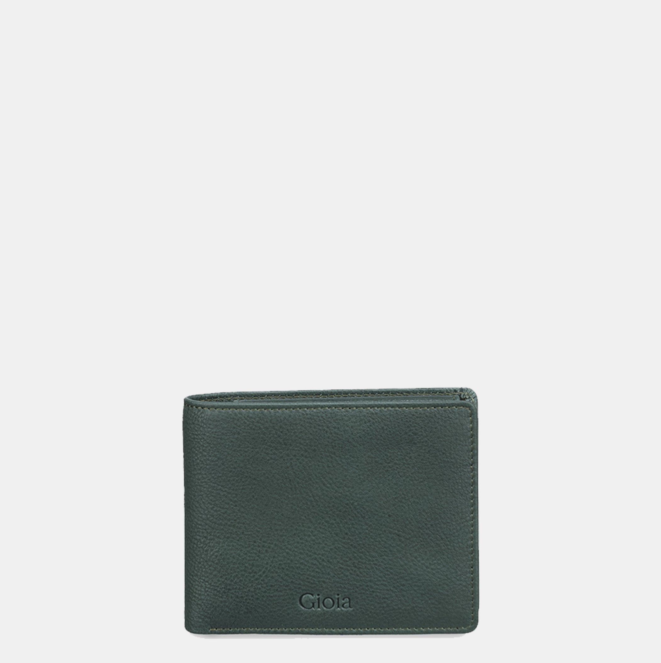 Rober Bifold Wallet with Coin Case#Color_Green