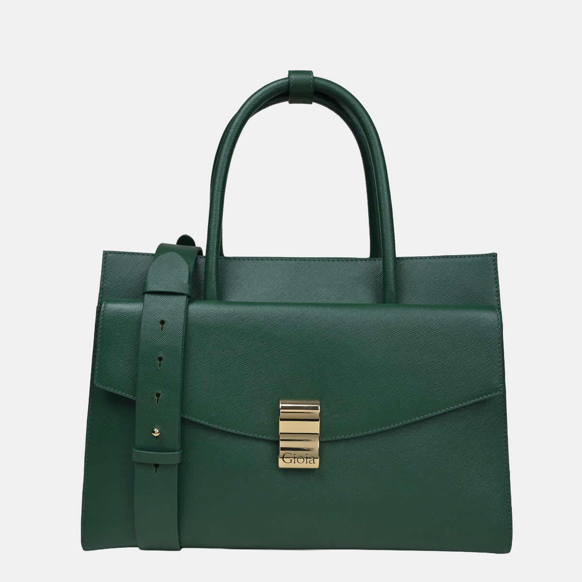 Saffiano Bold Work Bag#Color_Green
