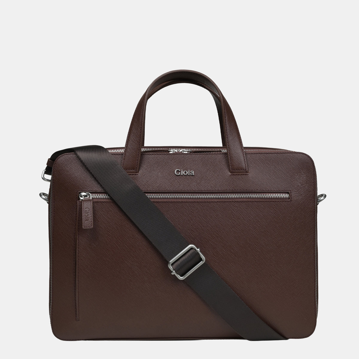 Saffiano Briefcase#Color_Tan
