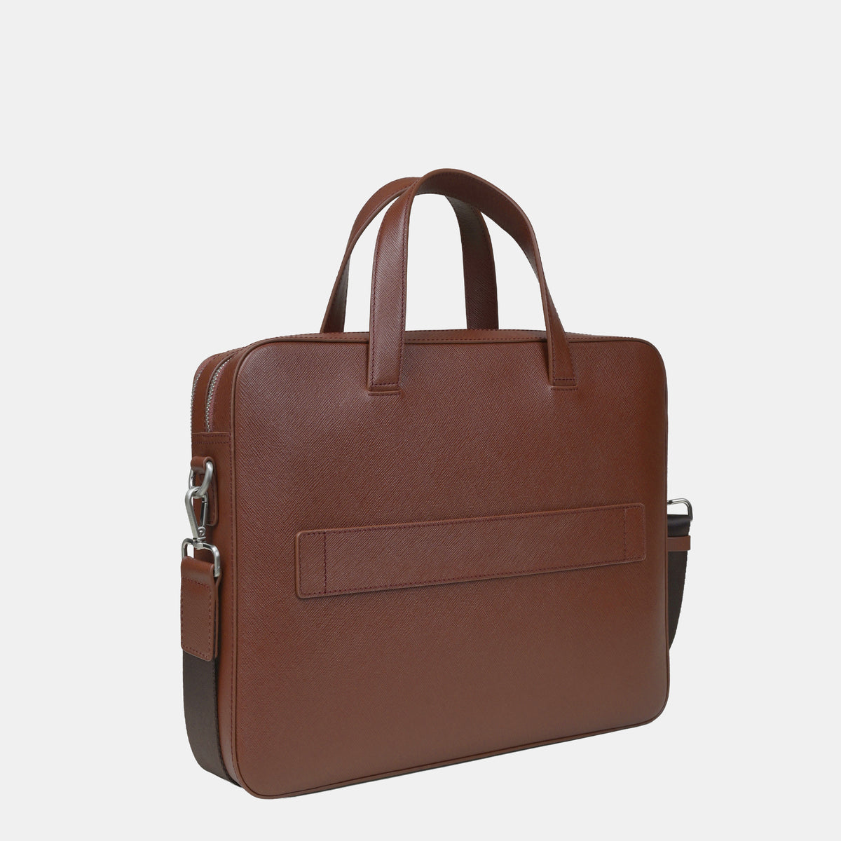Saffiano Briefcase#Color_Tan