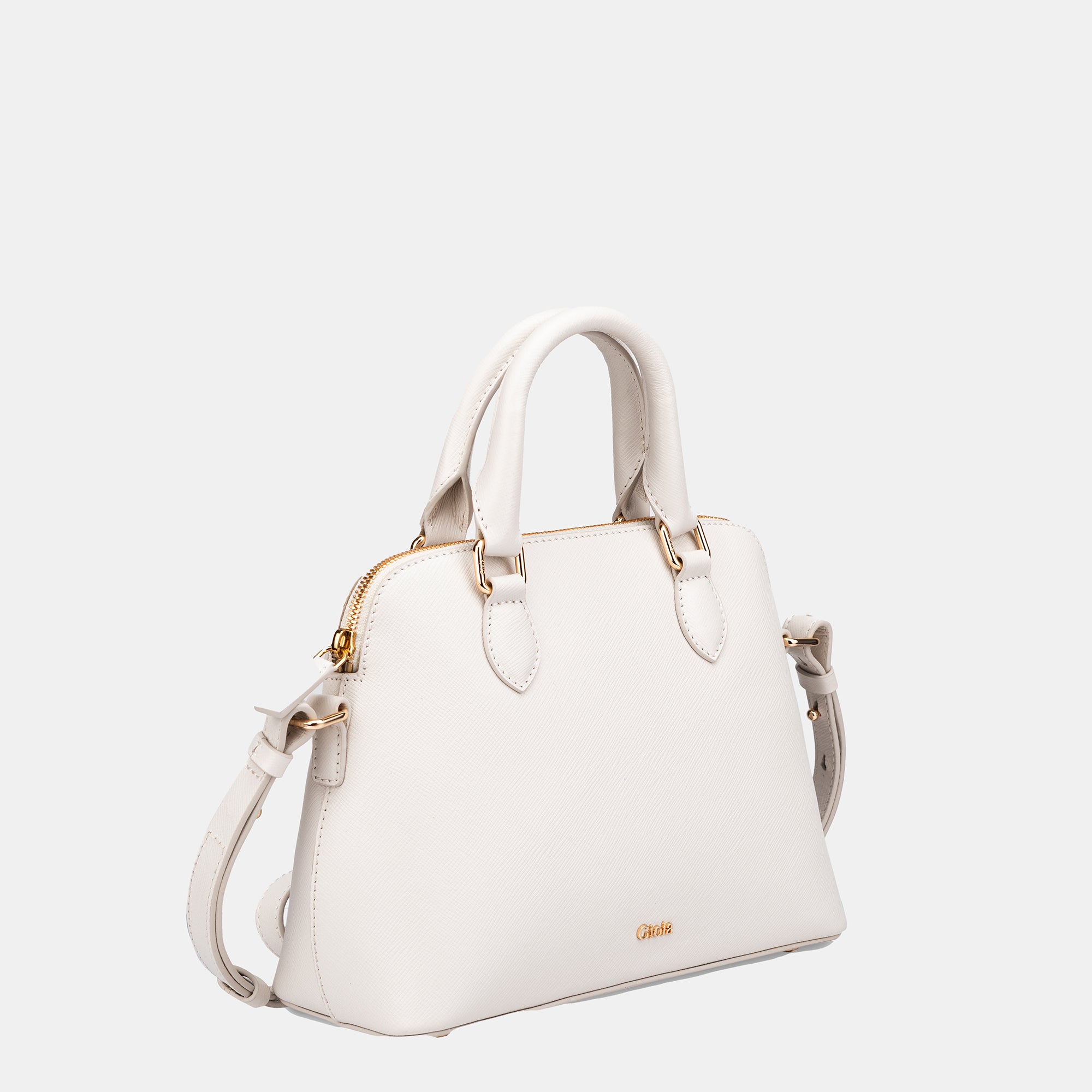 Saffiano Small Multiway Crossbody#Color_Off White