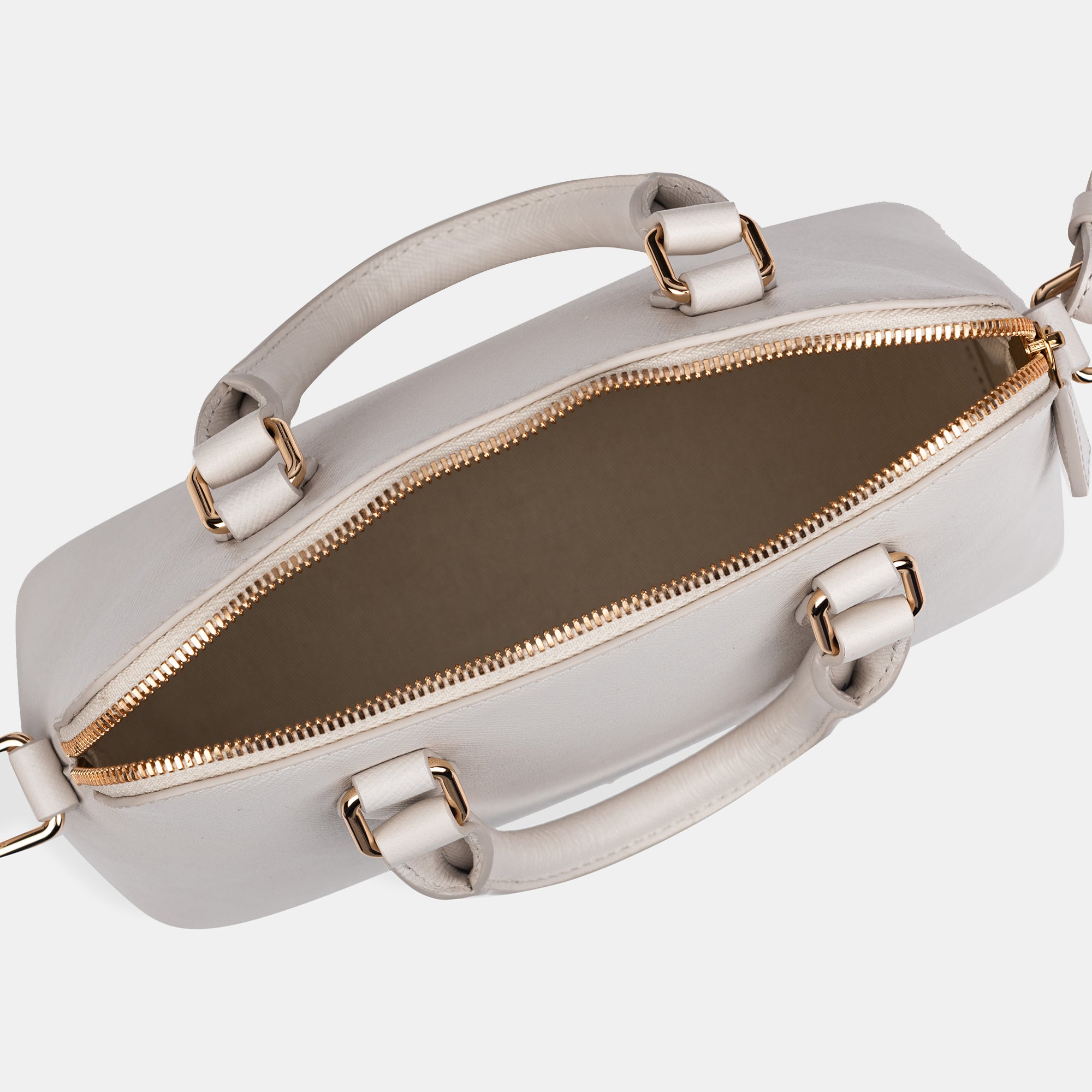 Saffiano Small Multiway Crossbody#Color_Off White