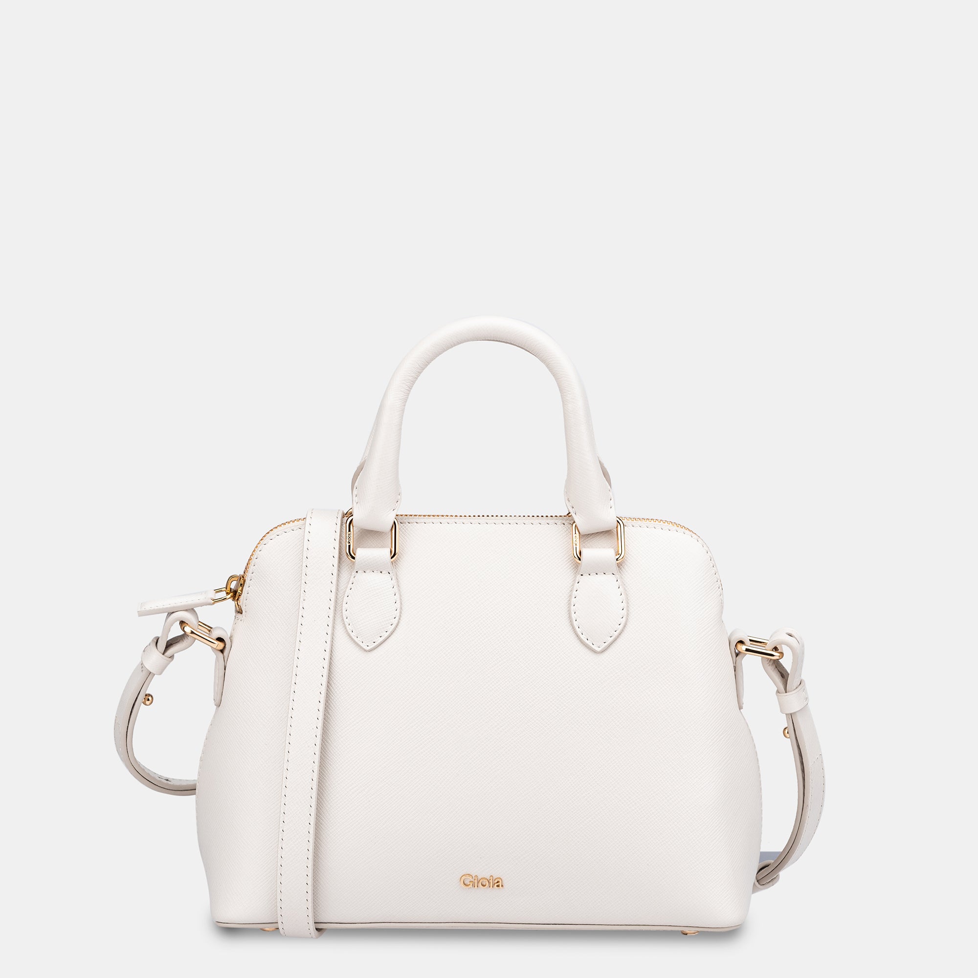 Saffiano Small Multiway Crossbody#Color_Off White