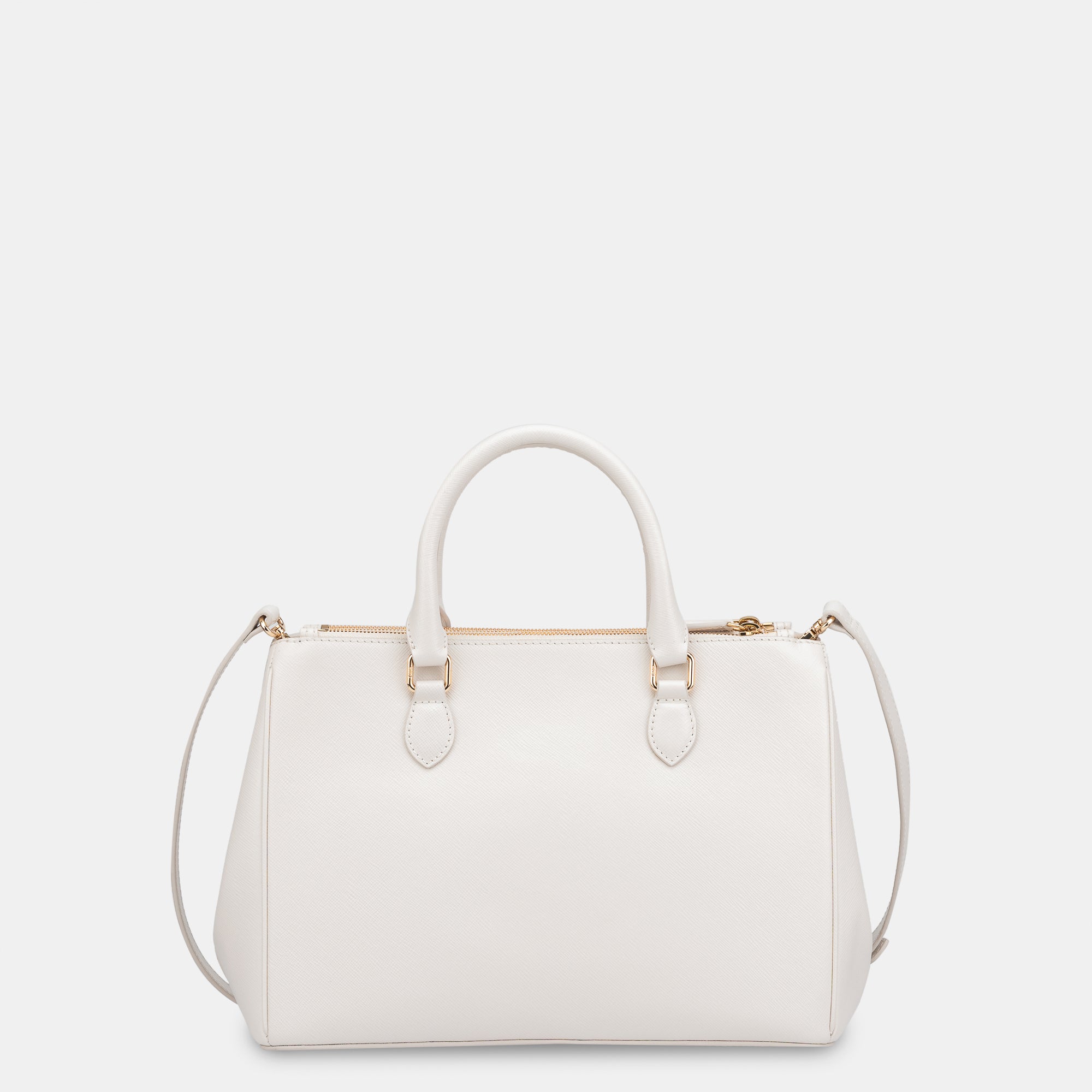 Saffiano Medium Multiway Crossbody#Color_Off White