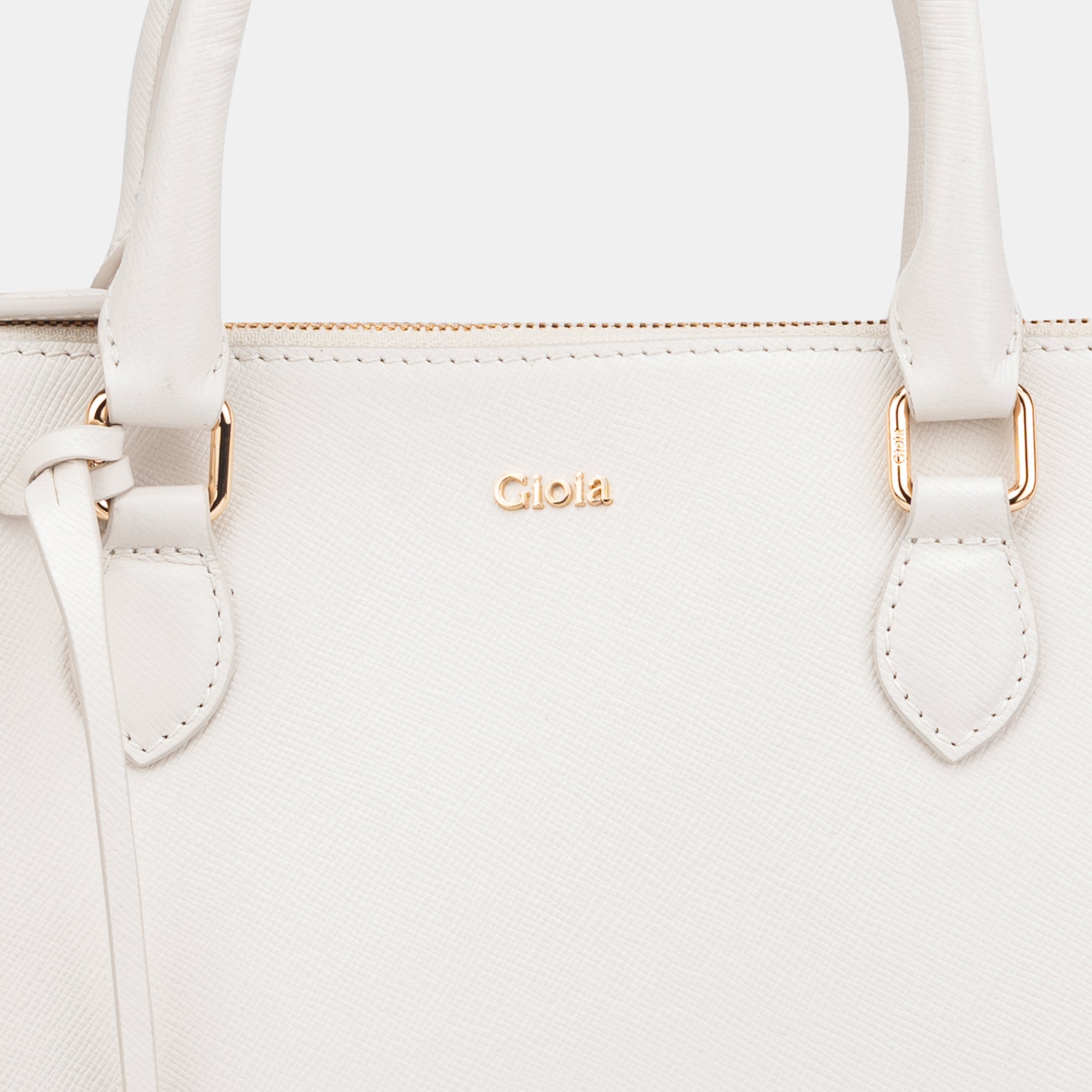 Saffiano Medium Multiway Crossbody#Color_Off White