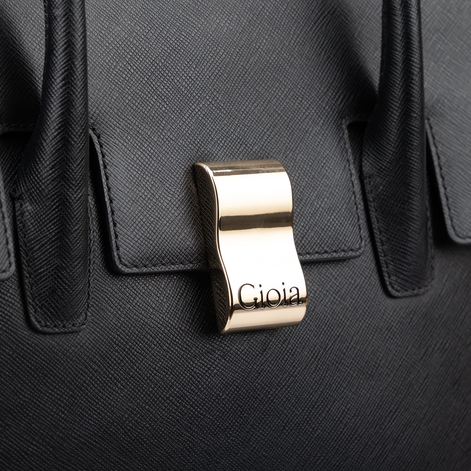 Saffiano Work Bag#Color_Black