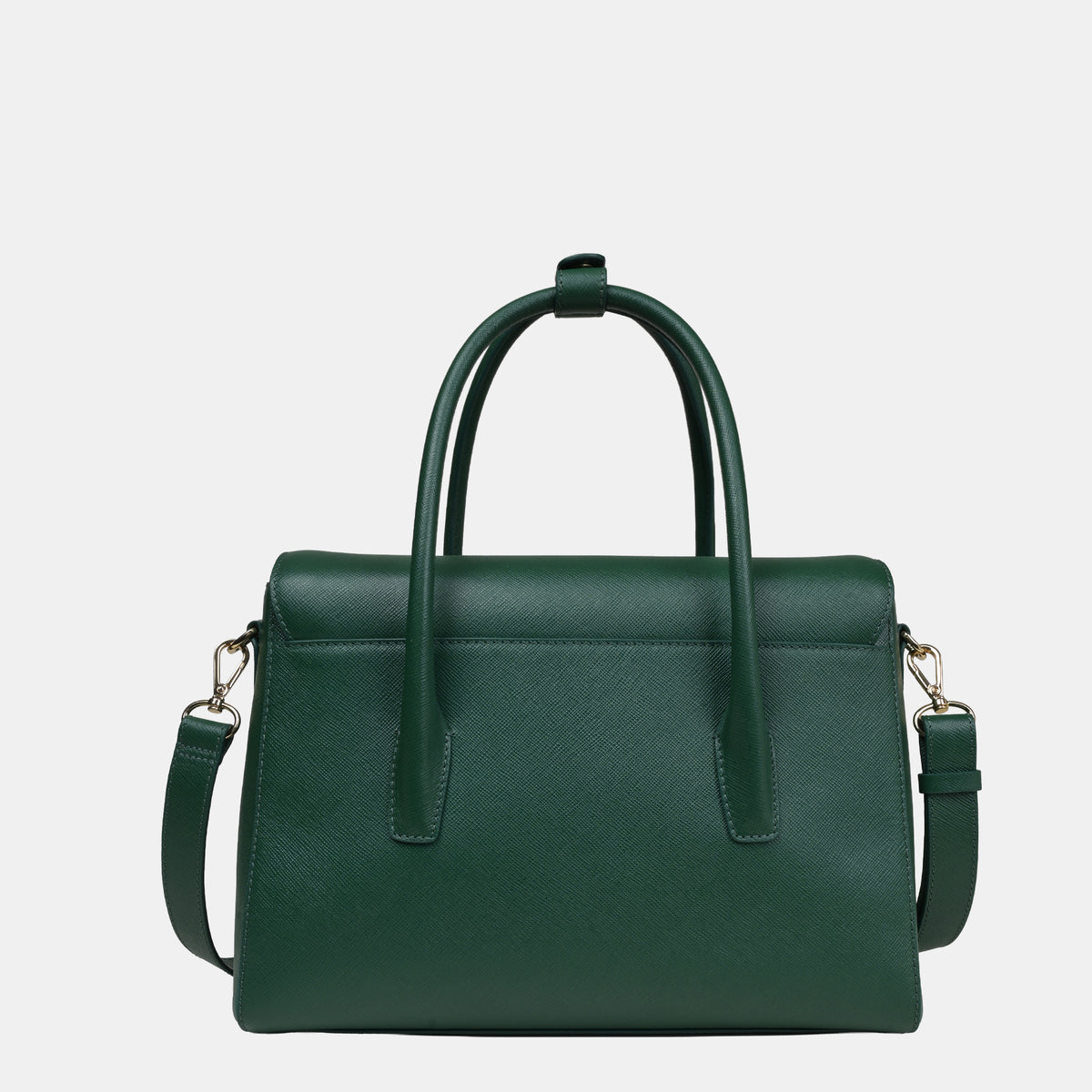 Saffiano Medium Top Handle#Color_Green