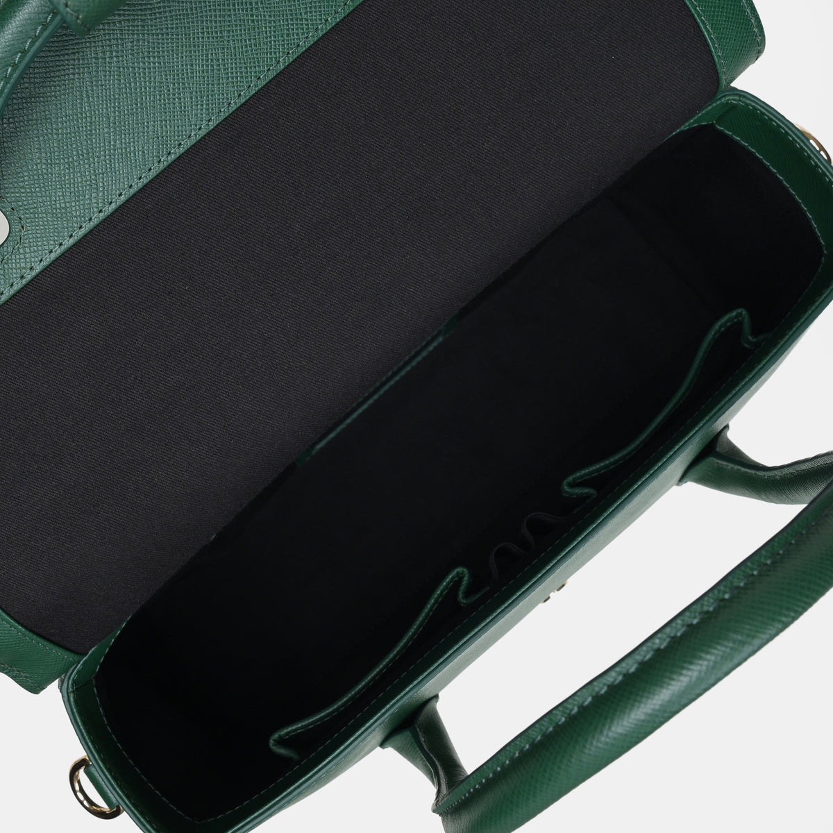 Saffiano Medium Top Handle#Color_Green