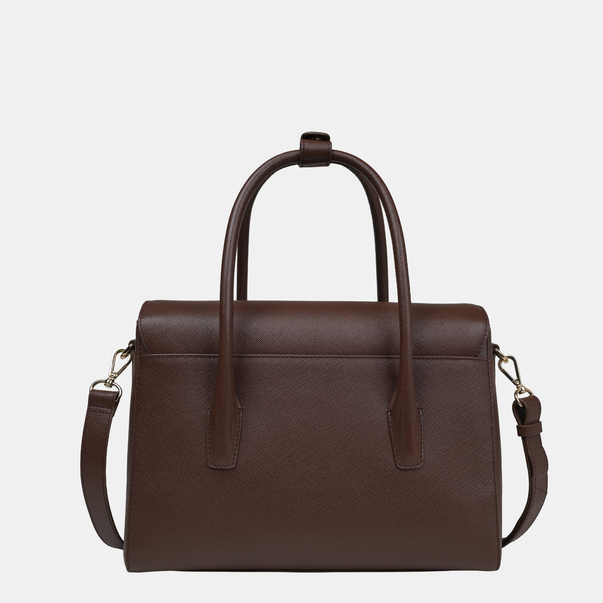 Saffiano Medium Top Handle#Color_Tan