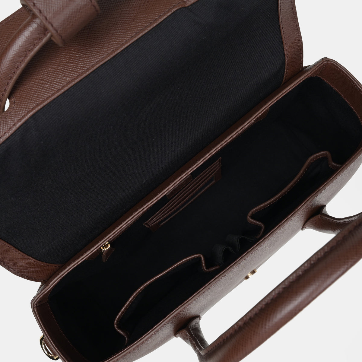 Saffiano Medium Top Handle#Color_Tan