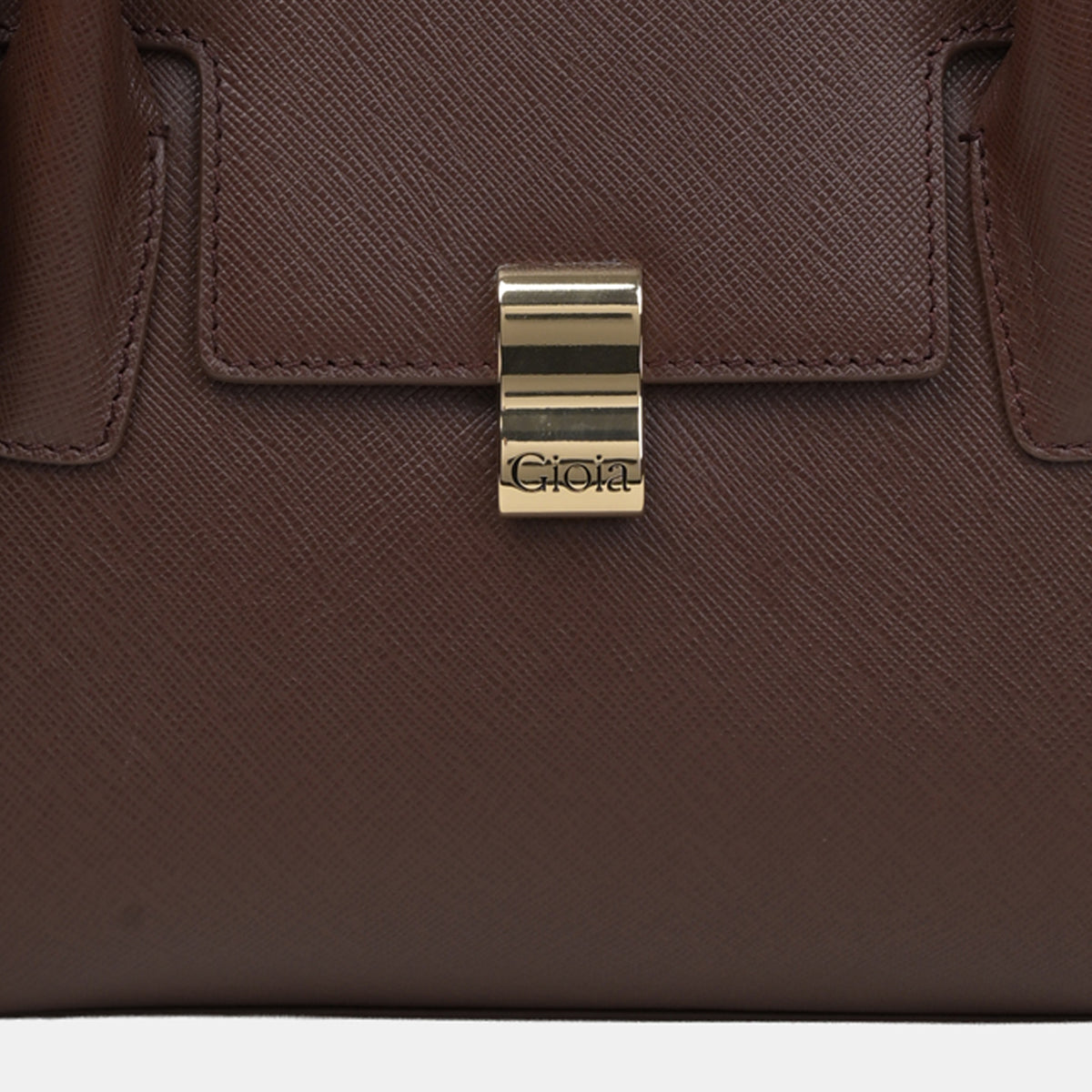 Saffiano Medium Top Handle#Color_Tan