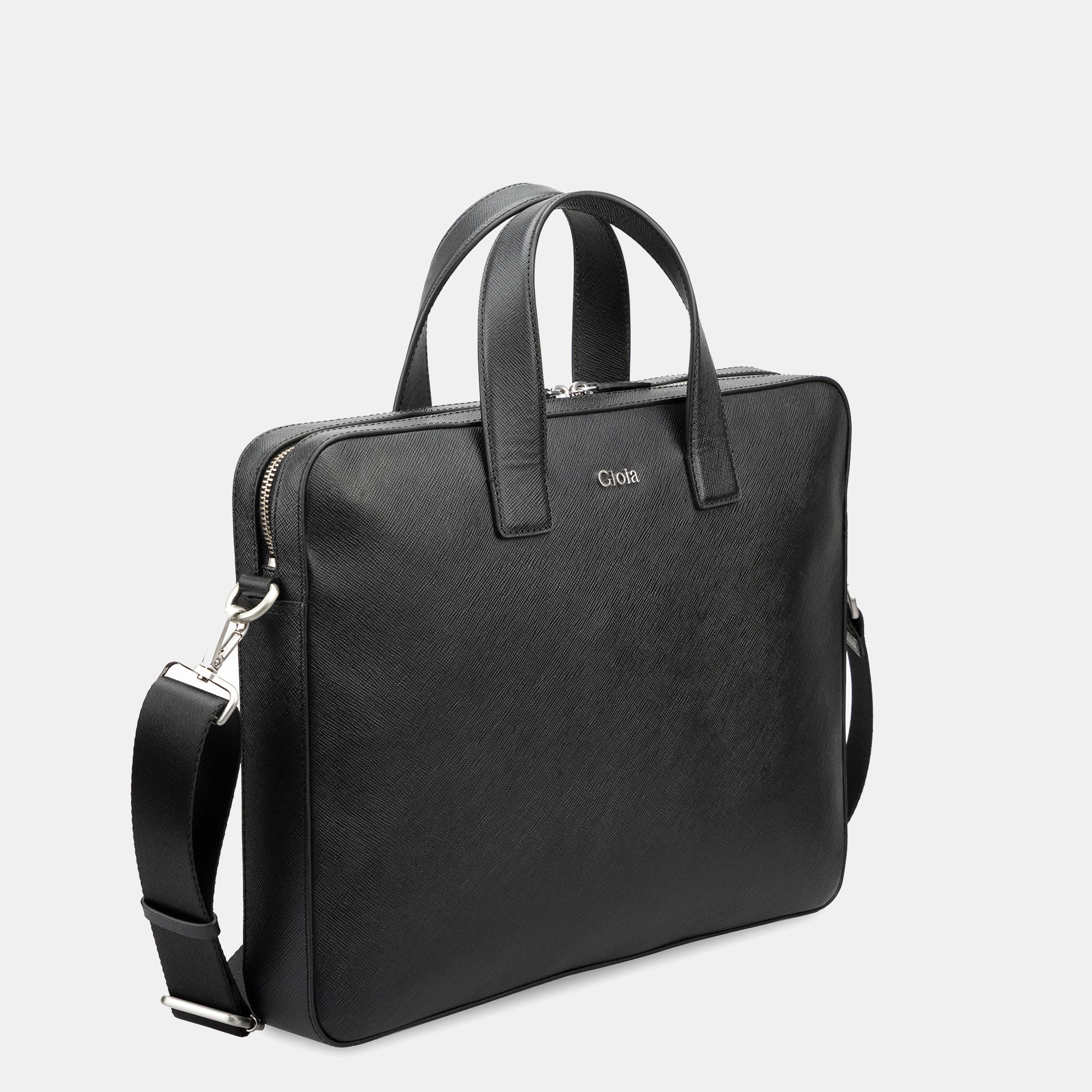 Saffiano Laptop Bag#Color_Black