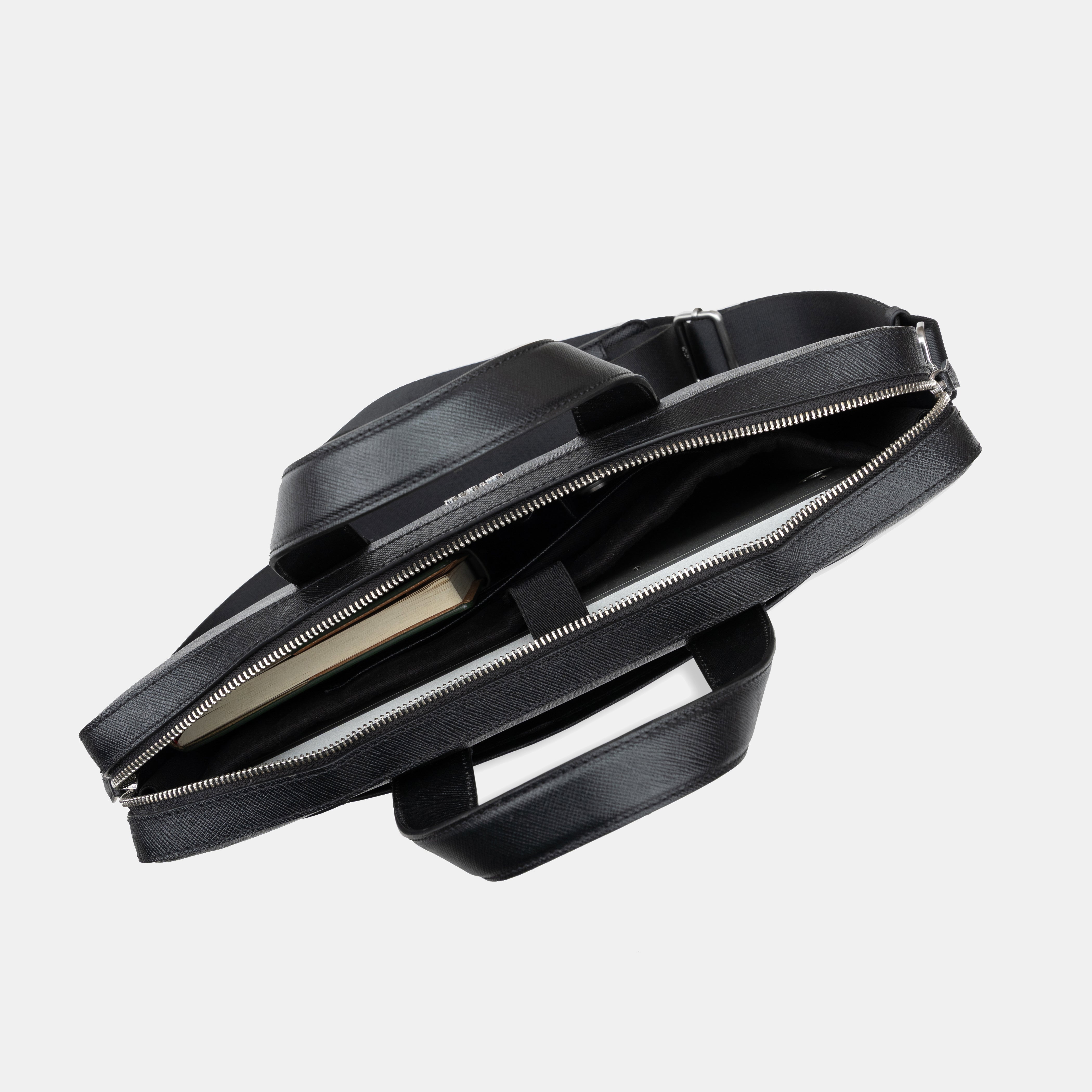 Saffiano Laptop Bag#Color_Black
