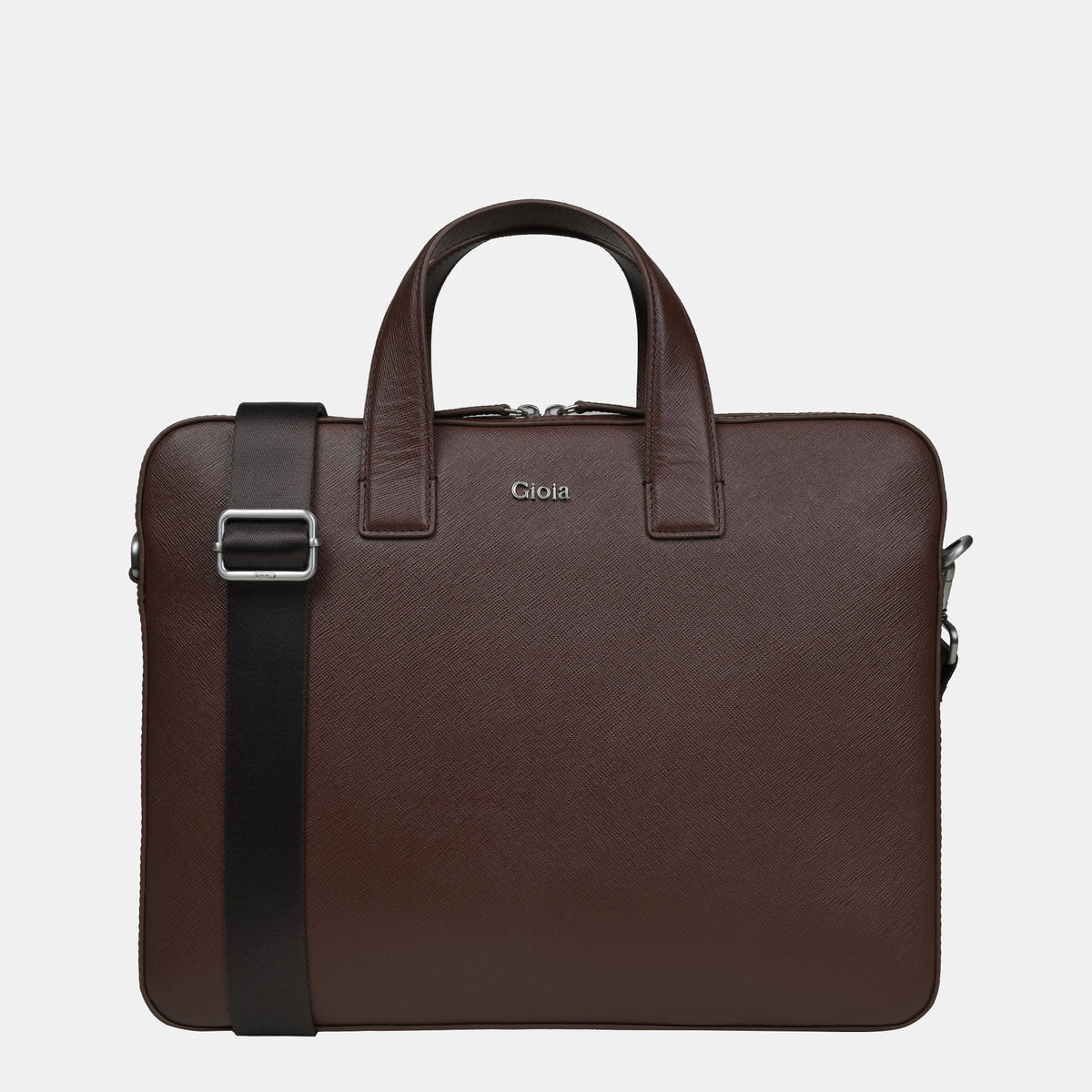 Saffiano Leather Laptop Bag#Color_Tan