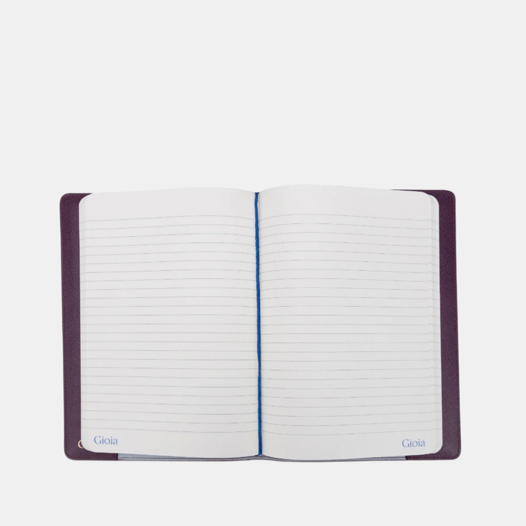 Saffiano A5 Notebook#Color_Plum
