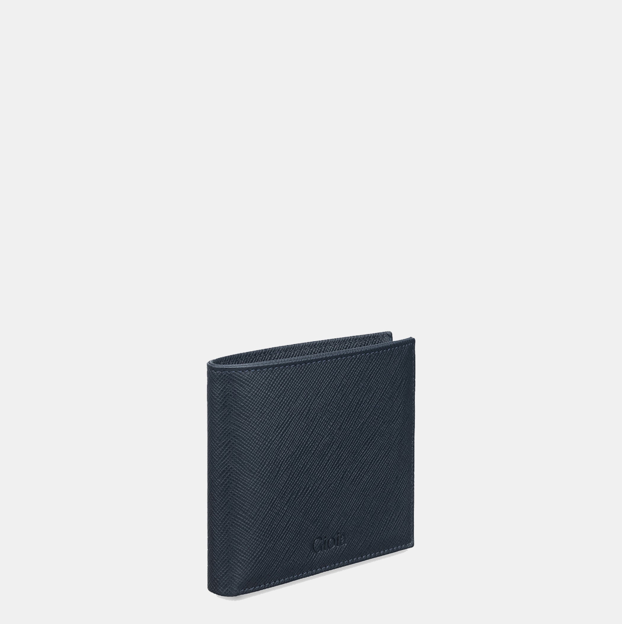 Saffiano Bifold Wallet#Color_Navy