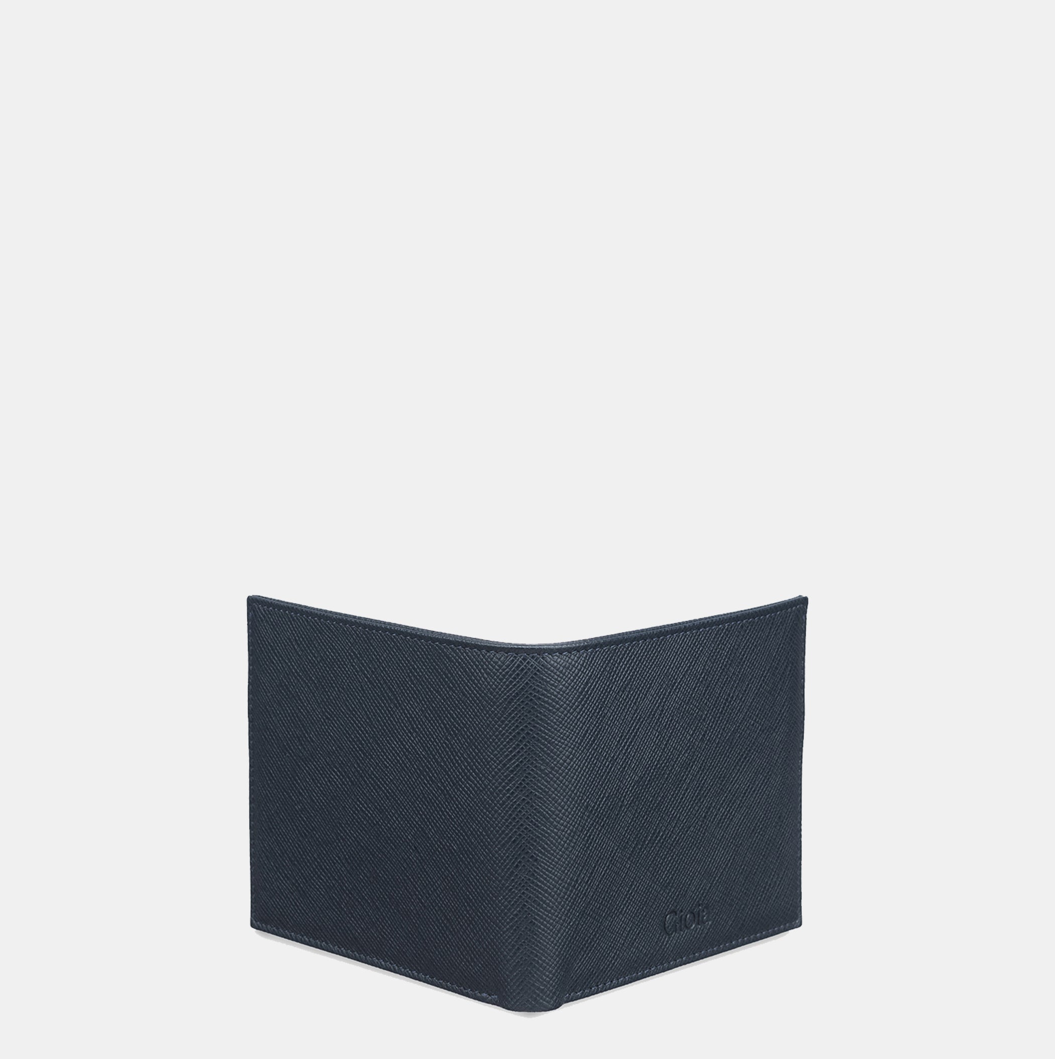 Saffiano Bifold Wallet#Color_Navy