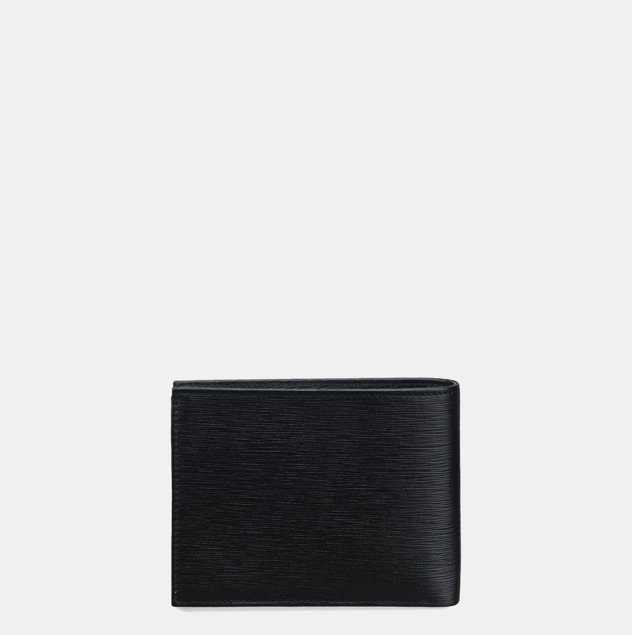 Saffiano Bifold Wallet with Coin Case#Color_Black