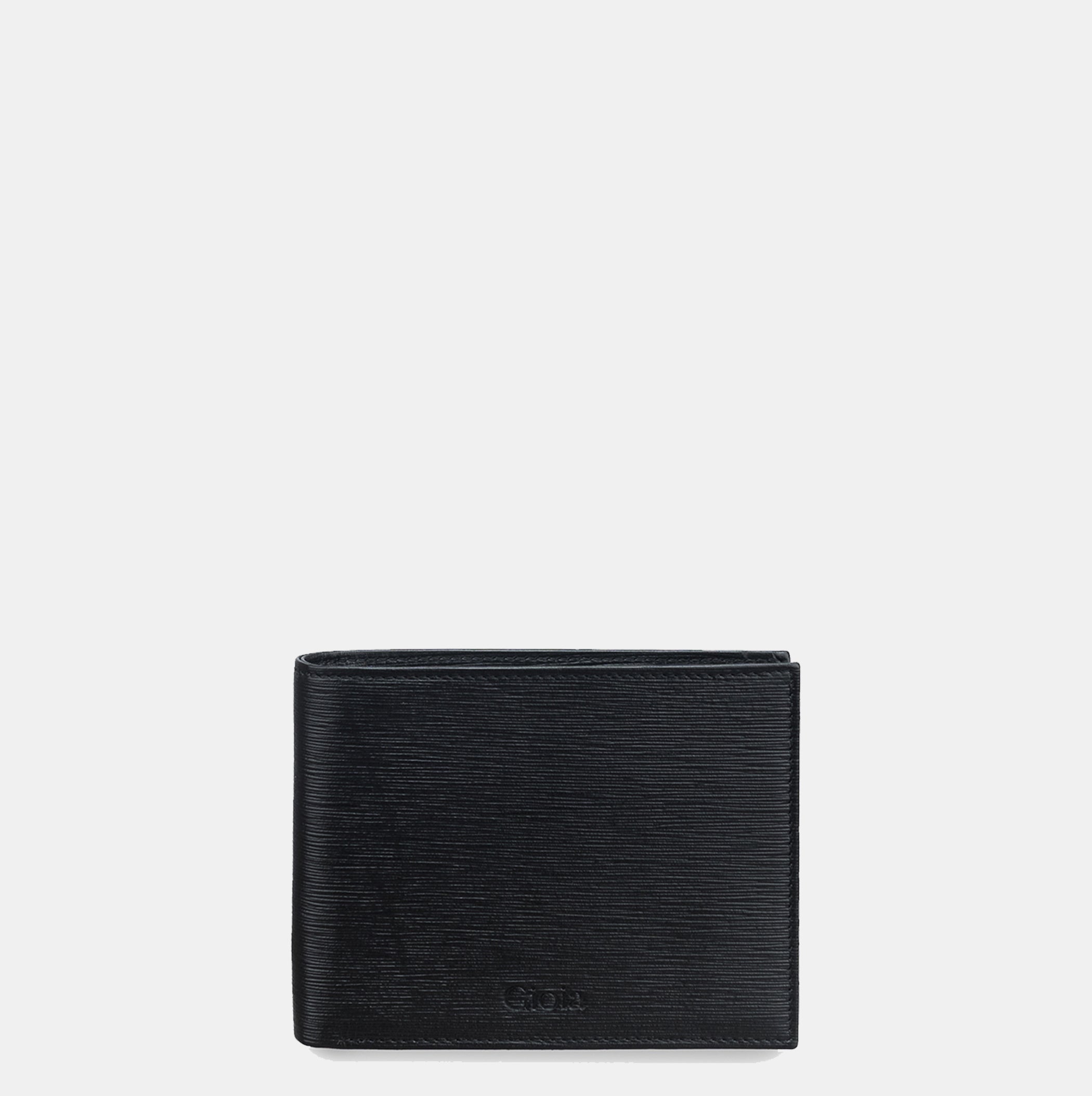 Saffiano Bifold Wallet with Coin Case#Color_Black