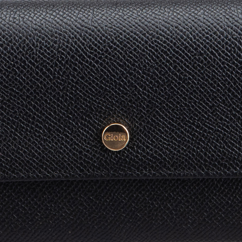 Saffiano Flapover Clutch