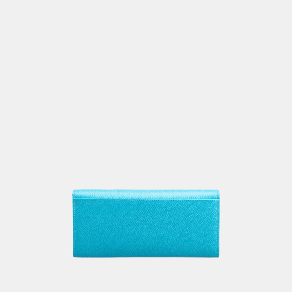 Saffiano Flapover Clutch